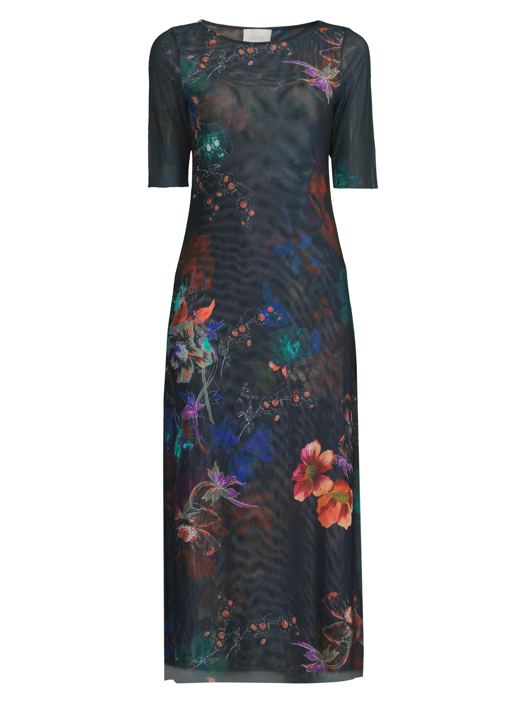 Johnny Was Women's Astrid Mesh Dress - Midnight