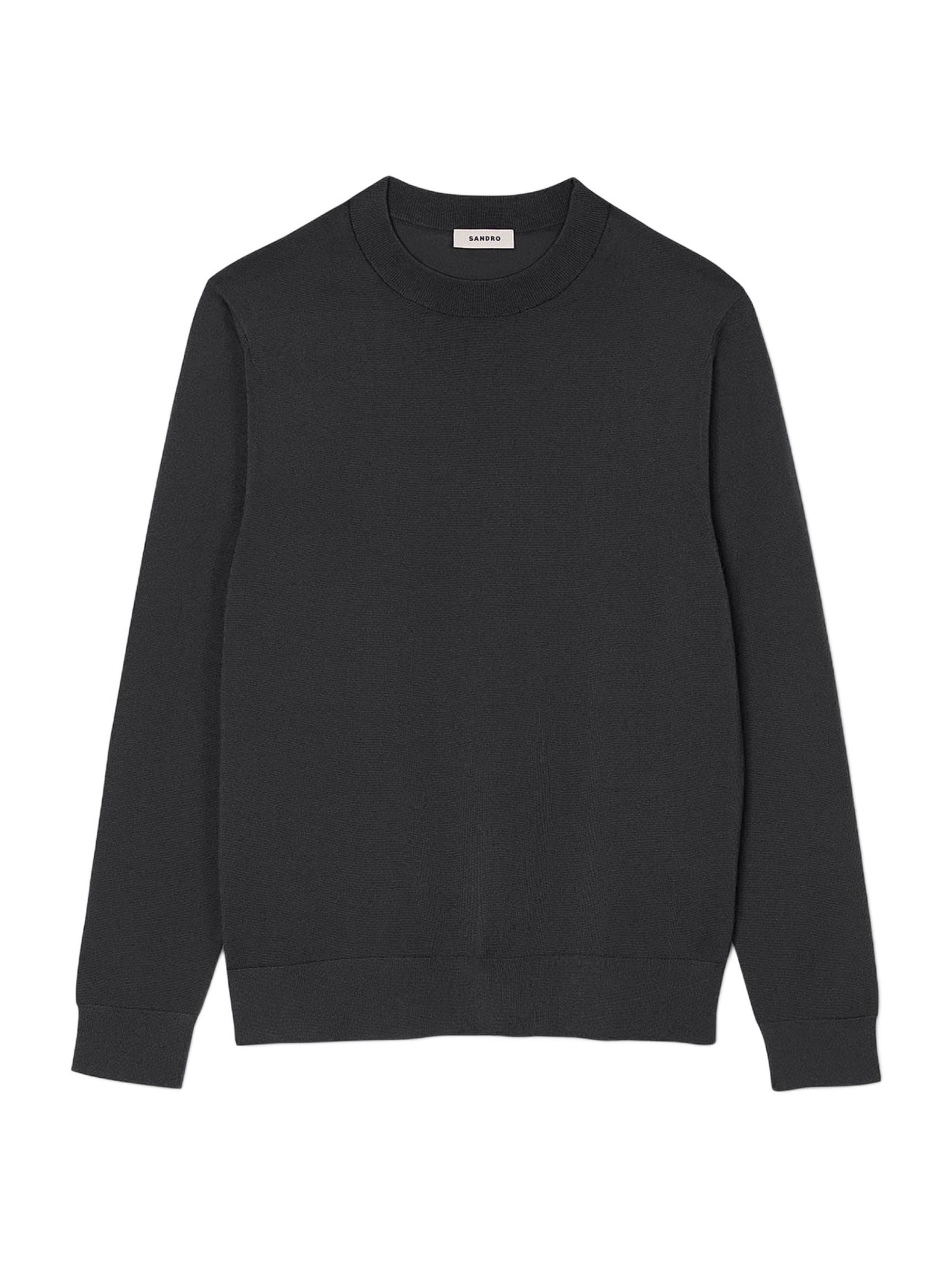 Sandro Men's Fine Knit Sweater - Blue Office