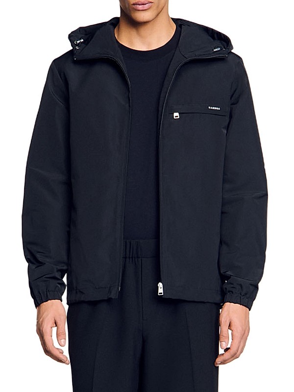 Shop Sandro Nylon Windbreaker Jacket | Saks Fifth Avenue Shop Sandro Nylon Windbreaker Jacket | Saks Fifth Avenue