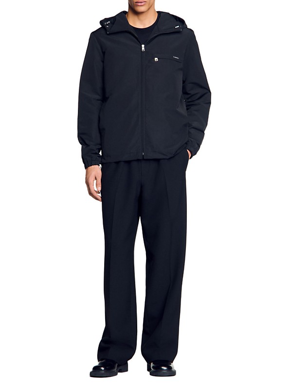 Shop Sandro Nylon Windbreaker Jacket | Saks Fifth Avenue Shop Sandro Nylon Windbreaker Jacket | Saks Fifth Avenue