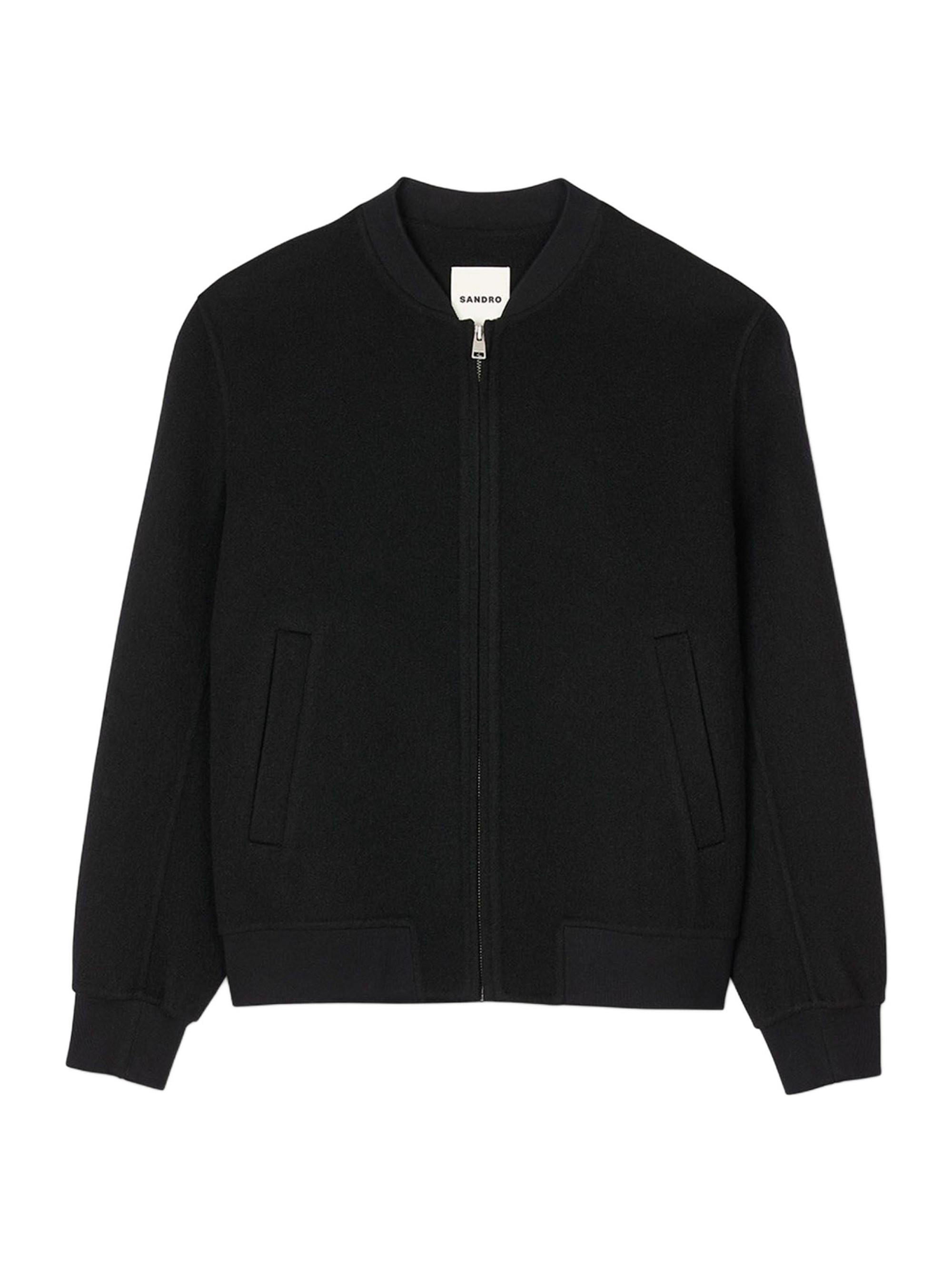 Sandro Men's Double-Faced Wool Jacket - Black