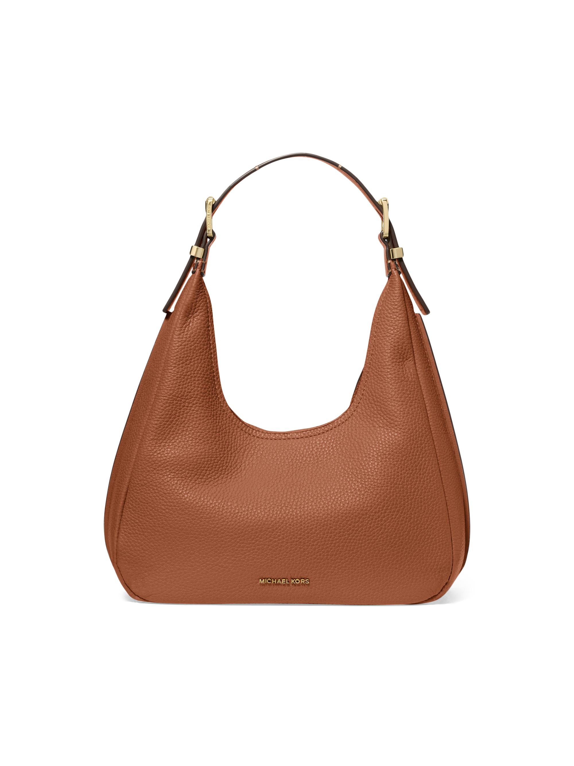 MICHAEL Michael Kors Women's Nolita  Leather Hobo Bag - Luggage