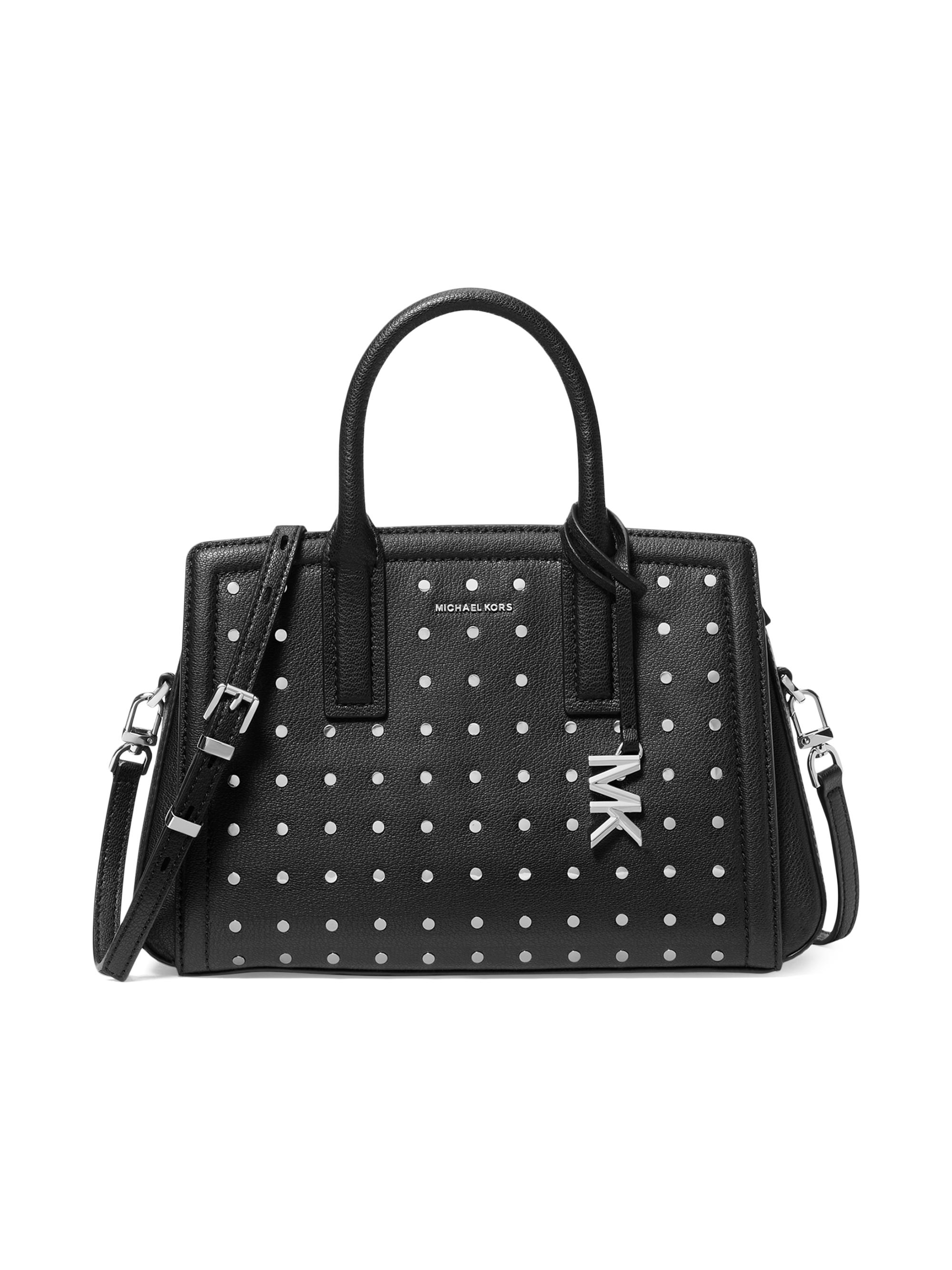 MICHAEL Michael Kors Women's Michael By Michael Kors Laila Leather Satchel - Black