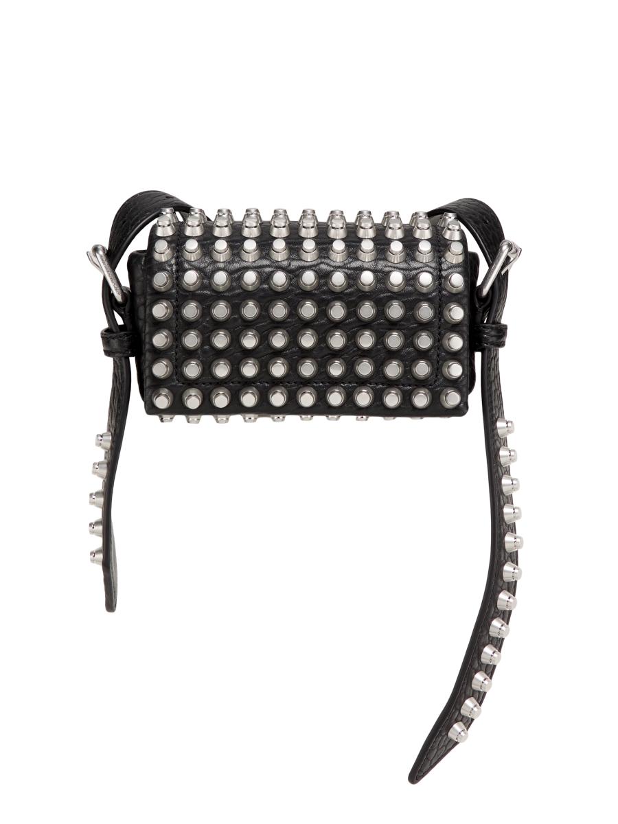 Alexander Wang Ricco Mini Studded Leather Flap Crossbody Bag