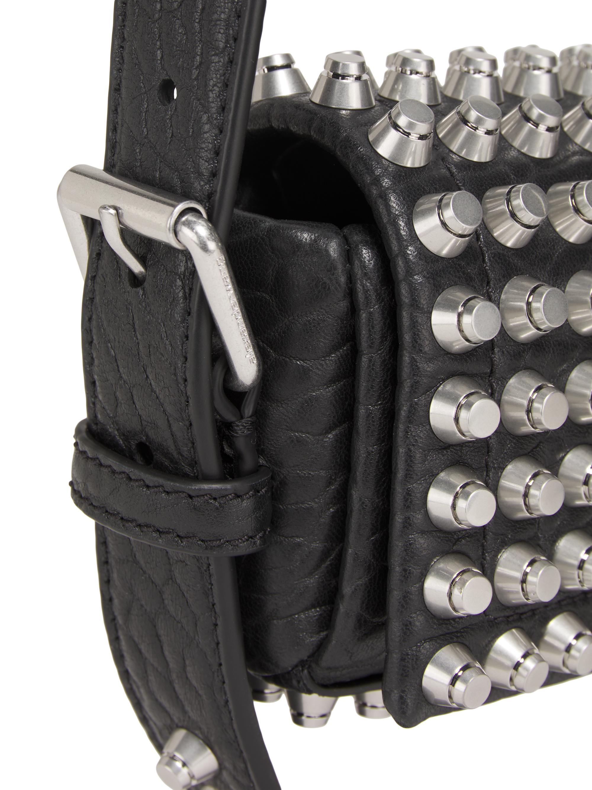 Alexander Wang Ricco Mini Studded Leather Flap Crossbody Bag