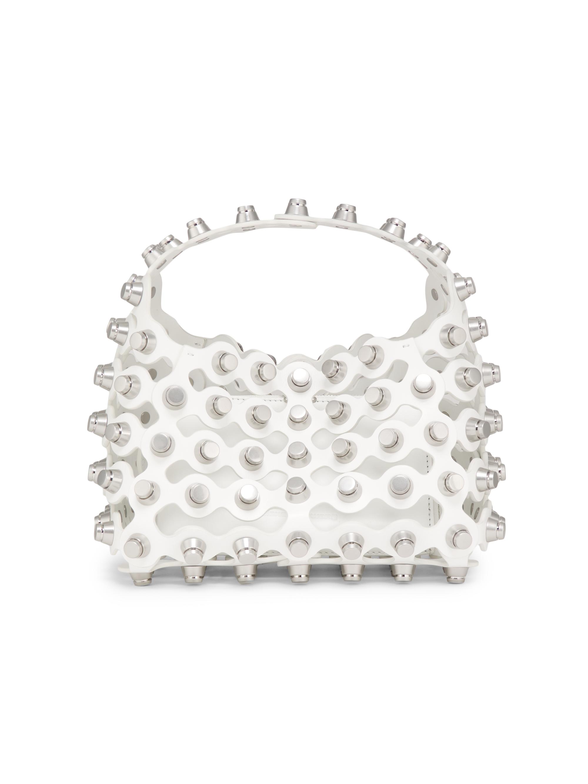Alexander Wang Women's  Rex Studded Leather Top Handle Bag - Optic White