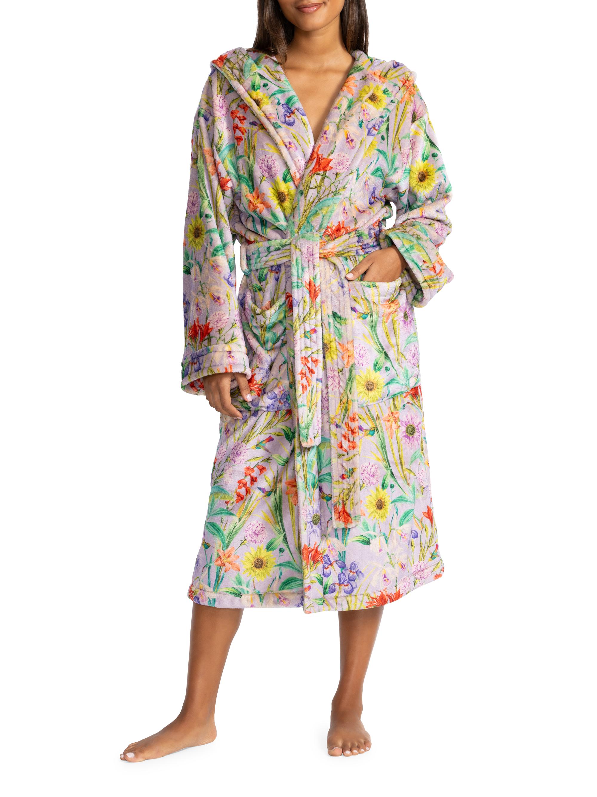 Johnny Was Women's Daphne Cozy Robe - Daphne Purple