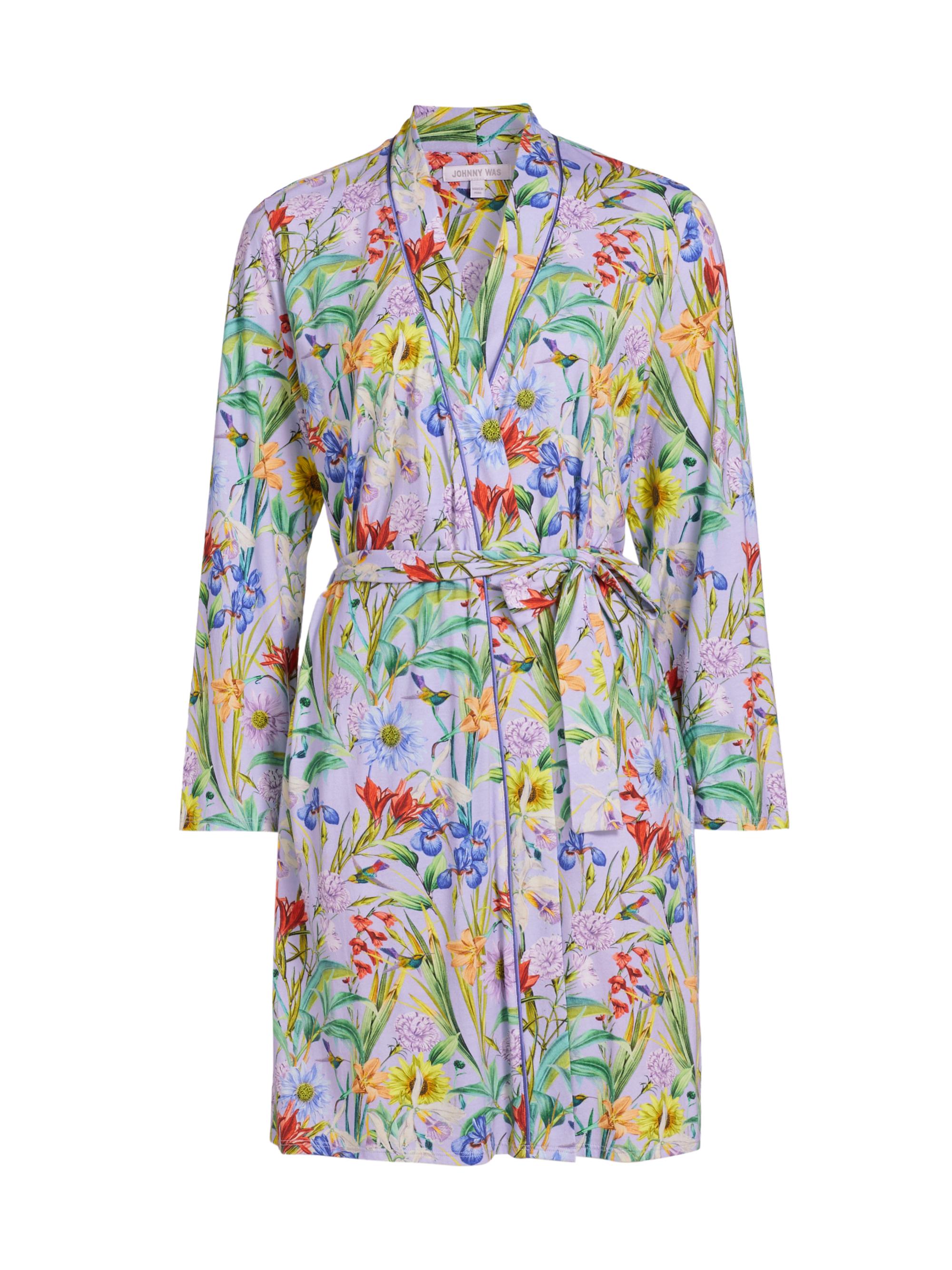 Johnny Was Women's The Jonesy Sleep Robe - Daphne Purple