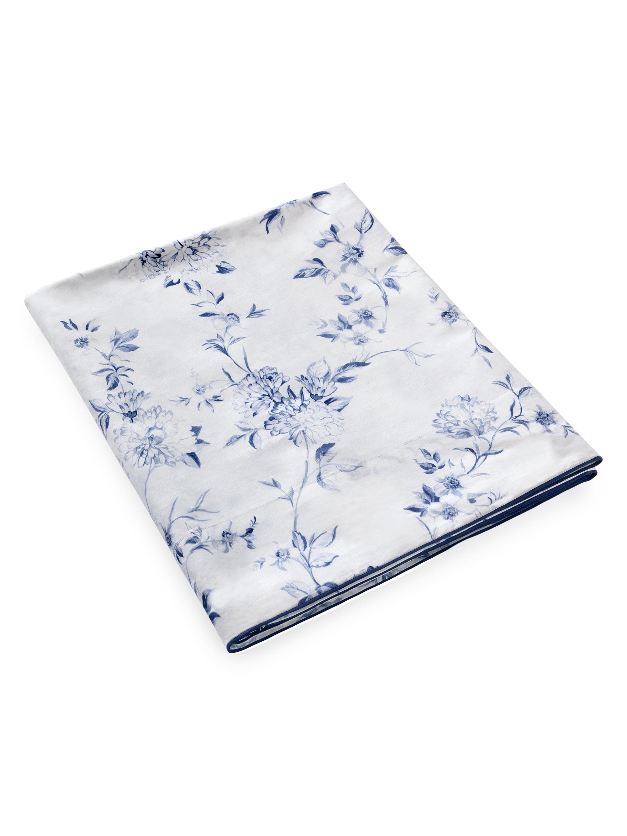 Anne de Solène Malacca Sheets & Pillowcases Collection - Blue White King