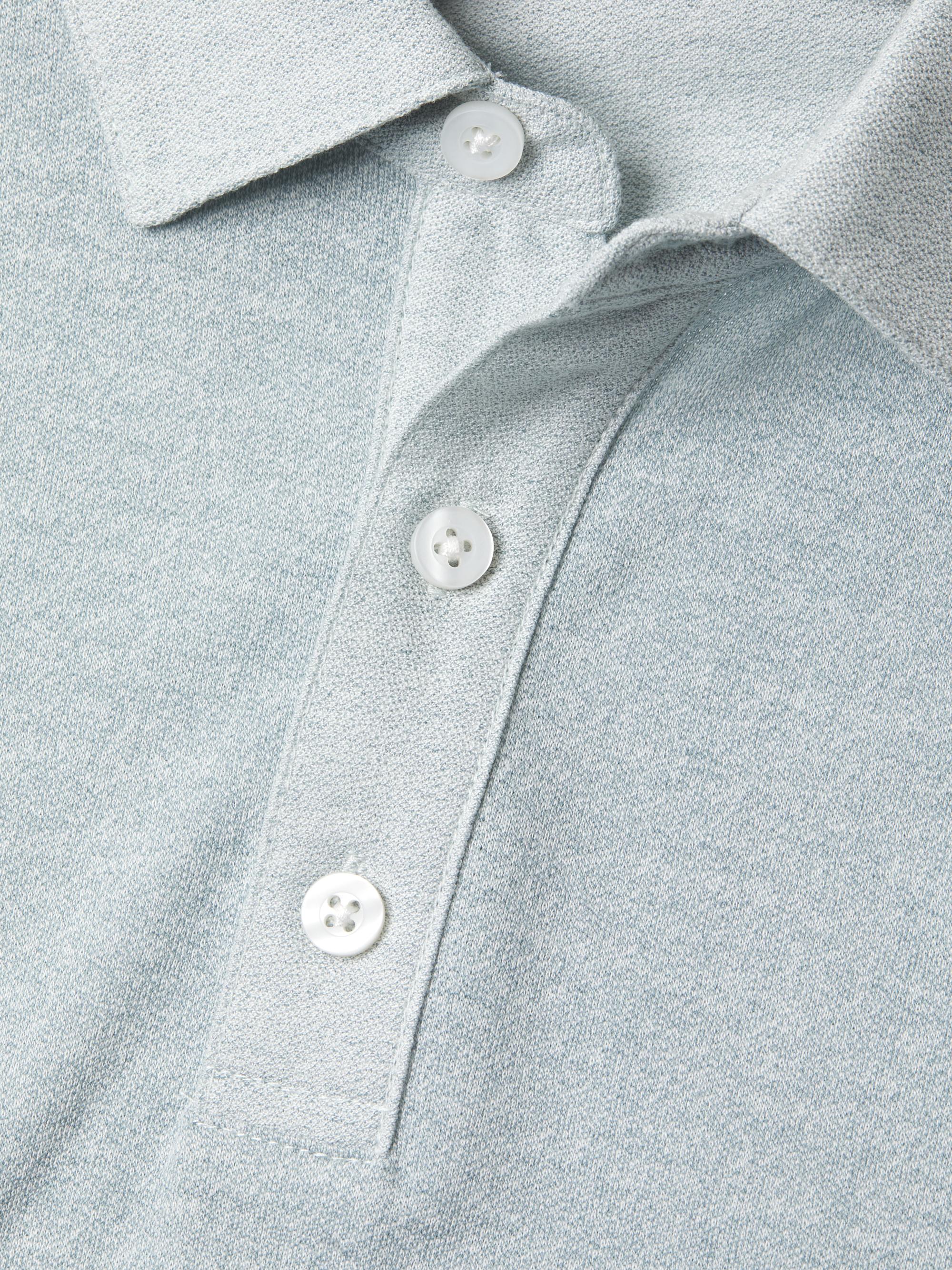 Robert Barakett Men's Roscoe Polo Shirt - Soft Teal | Thumbnail 6