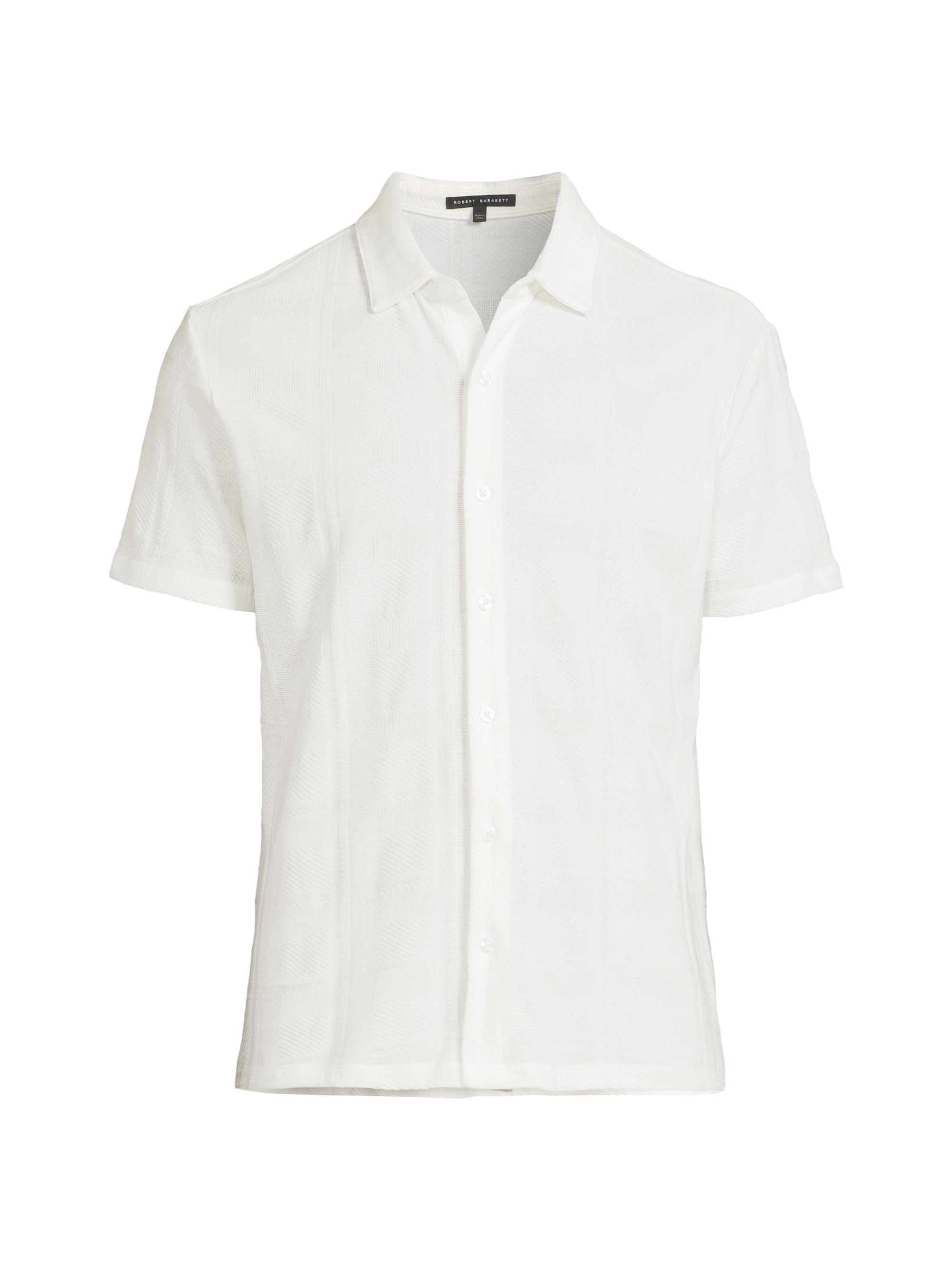 Robert Barakett Men's Copley Knit Shirt - White