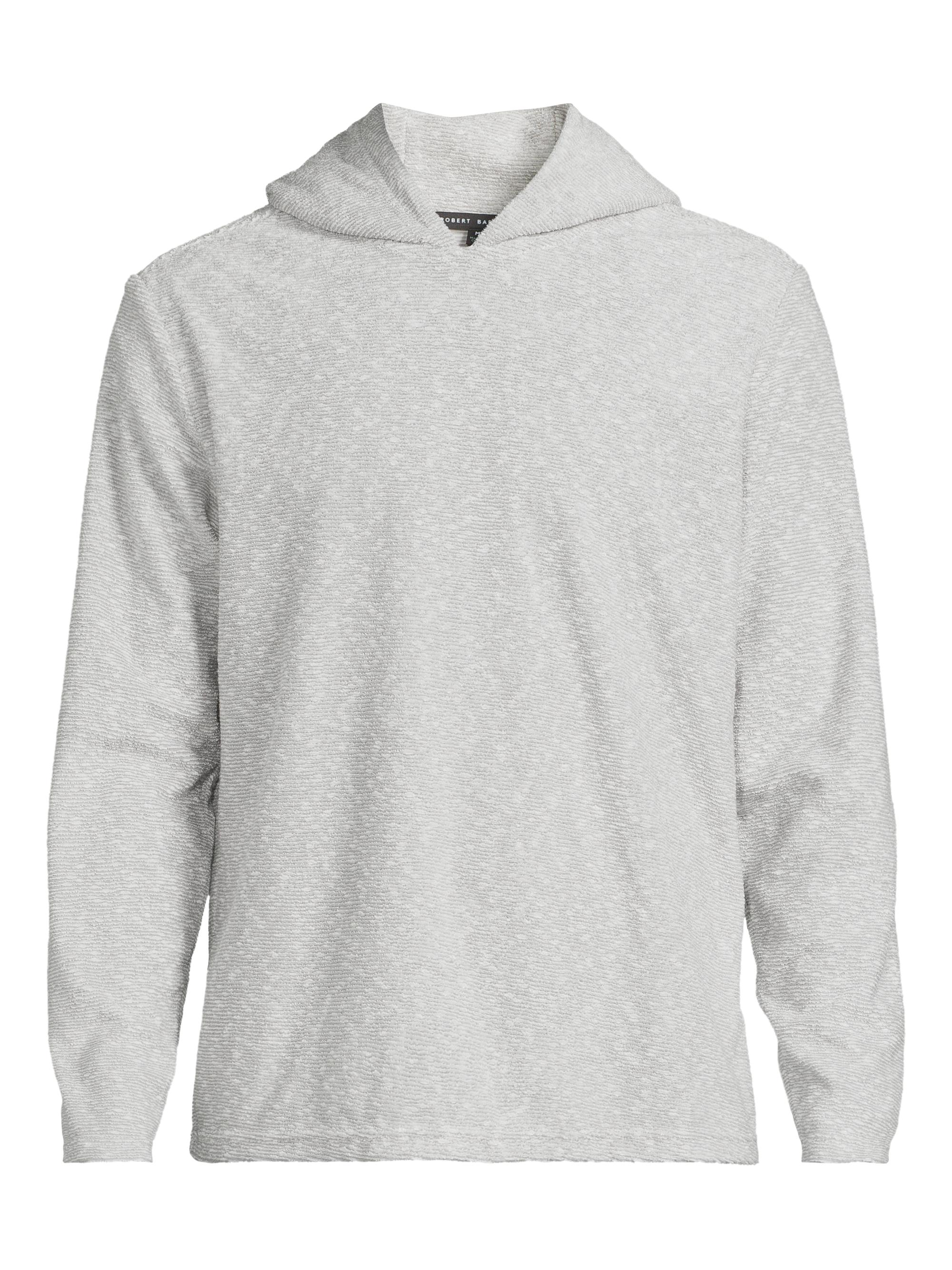 Robert Barakett Men's Ramsen Striped Hoodie - Grey