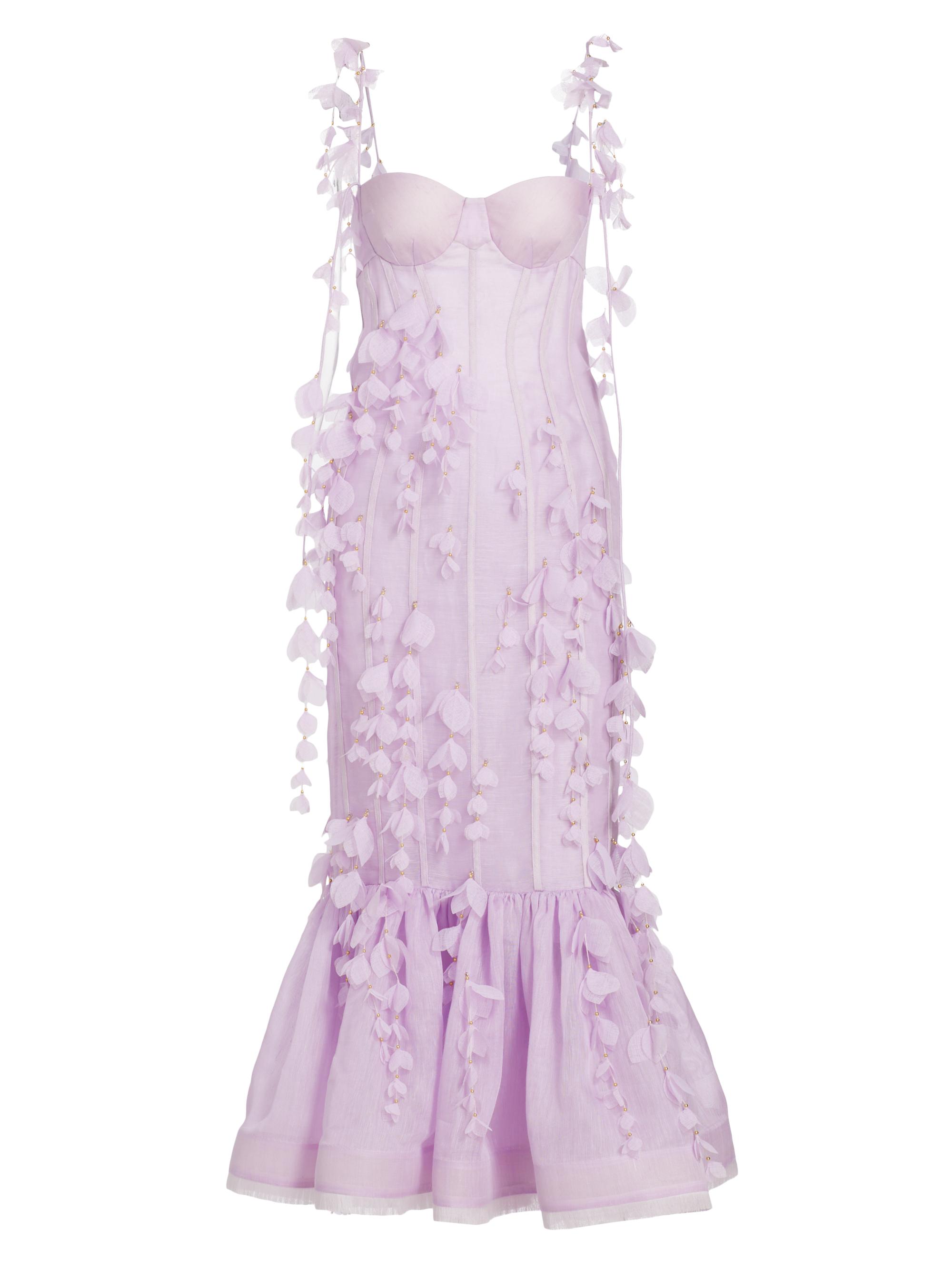 Zimmermann Women's Petal Mermaid Gown - Lilac