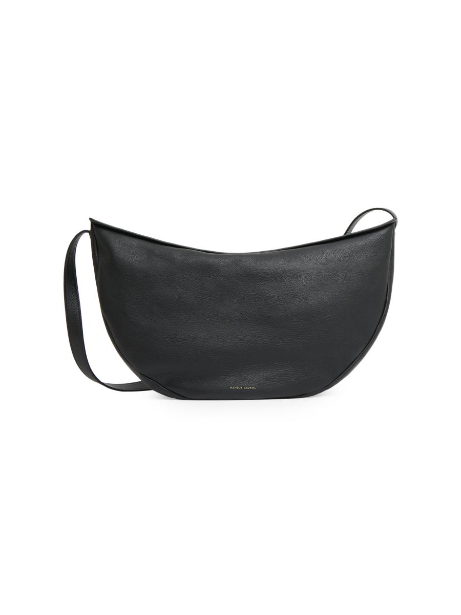 【MANSUR GAVRIEL】国内発送★MANSUR GAVRIEL Mansur Gavriel Black Patent Leather Large Sun Bag | Yoogi's