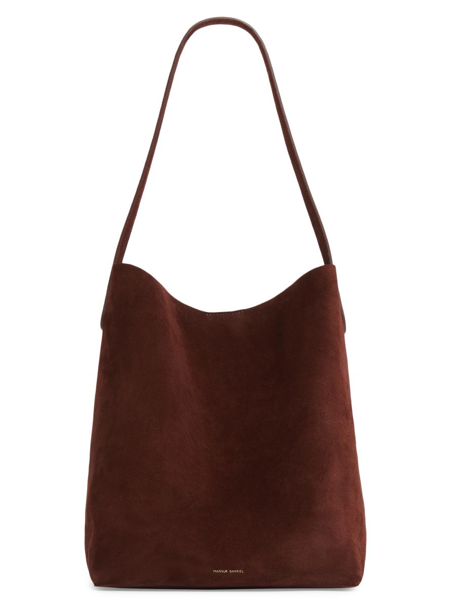 Mansur Gavriel Women's Everyday Cabas Suede Tote Bag In Brown