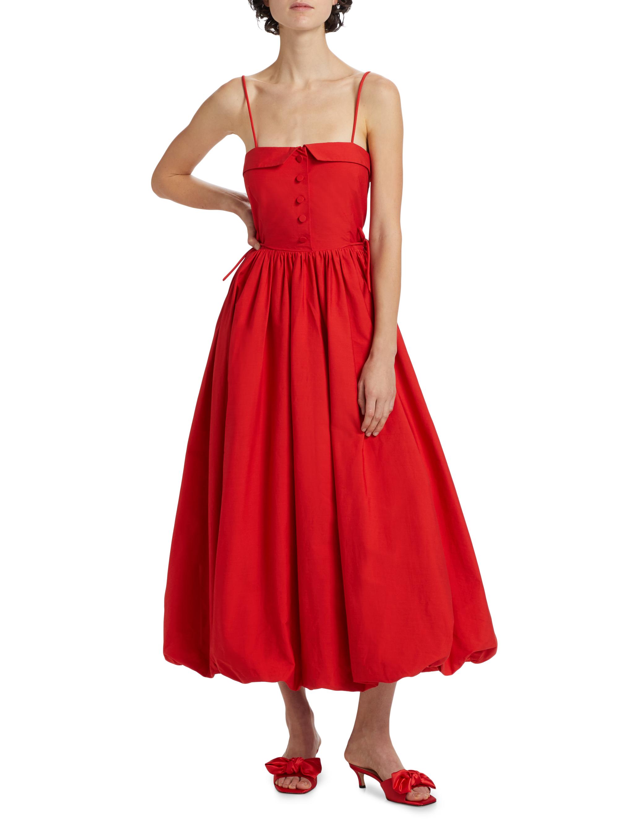 Hunter Bell Taryn Bubble-Hem Maxi Dress | Saks Fifth Avenue