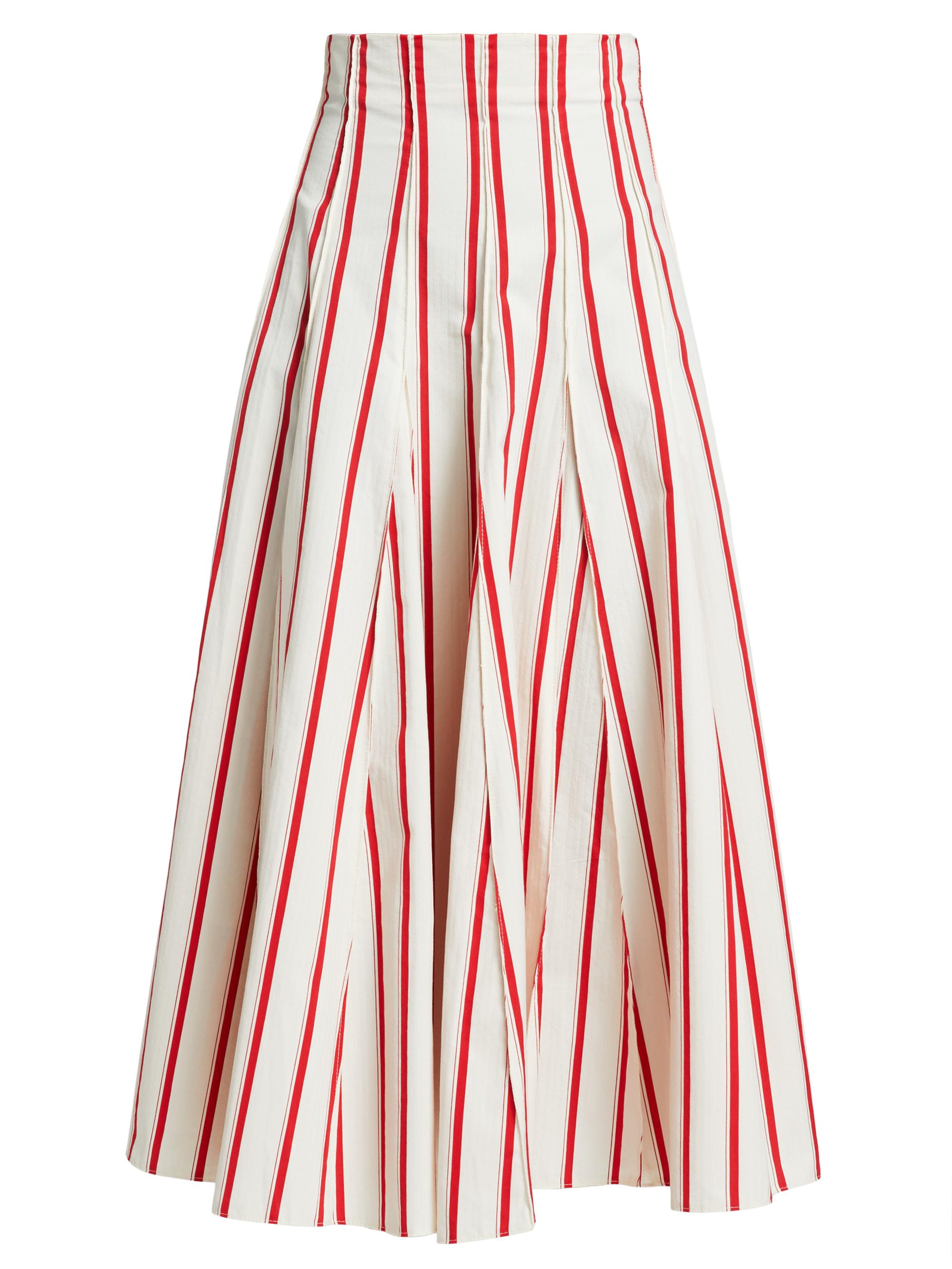 Million Pleats Midi-Skirt