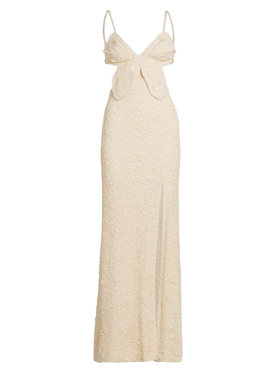 PatBO Papillon Jacquard Butterfly Maxi Dress | Saks Fifth Avenue
