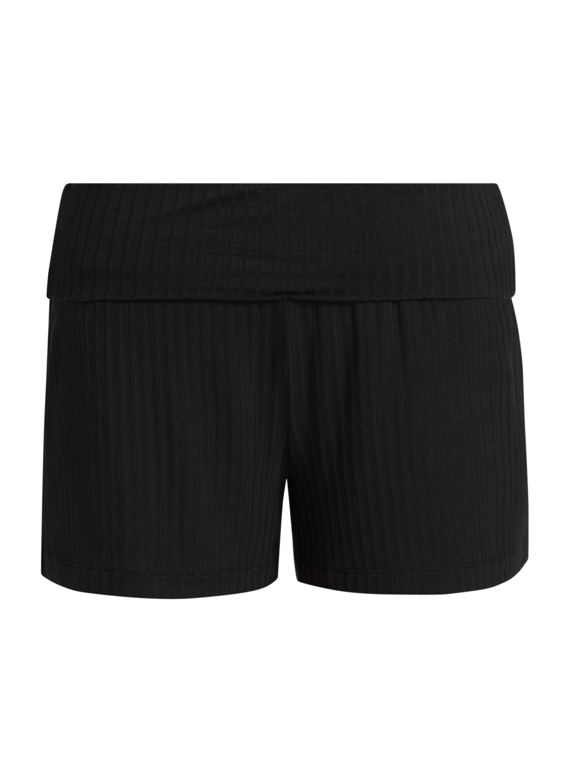 Natori EDIT Women's Skye-Rib Shorts - Black