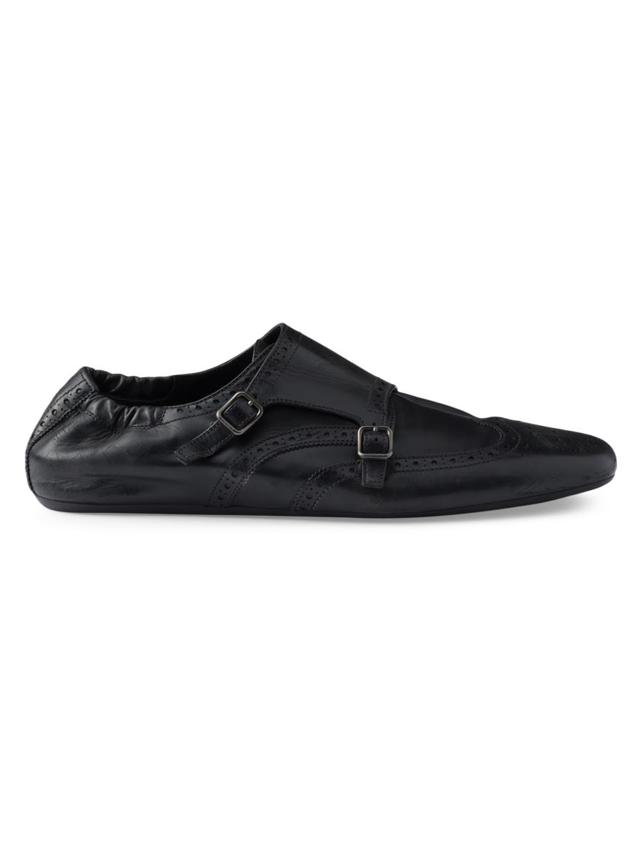 Prada Double Monk Strap Shoes | Saks Fifth Avenue