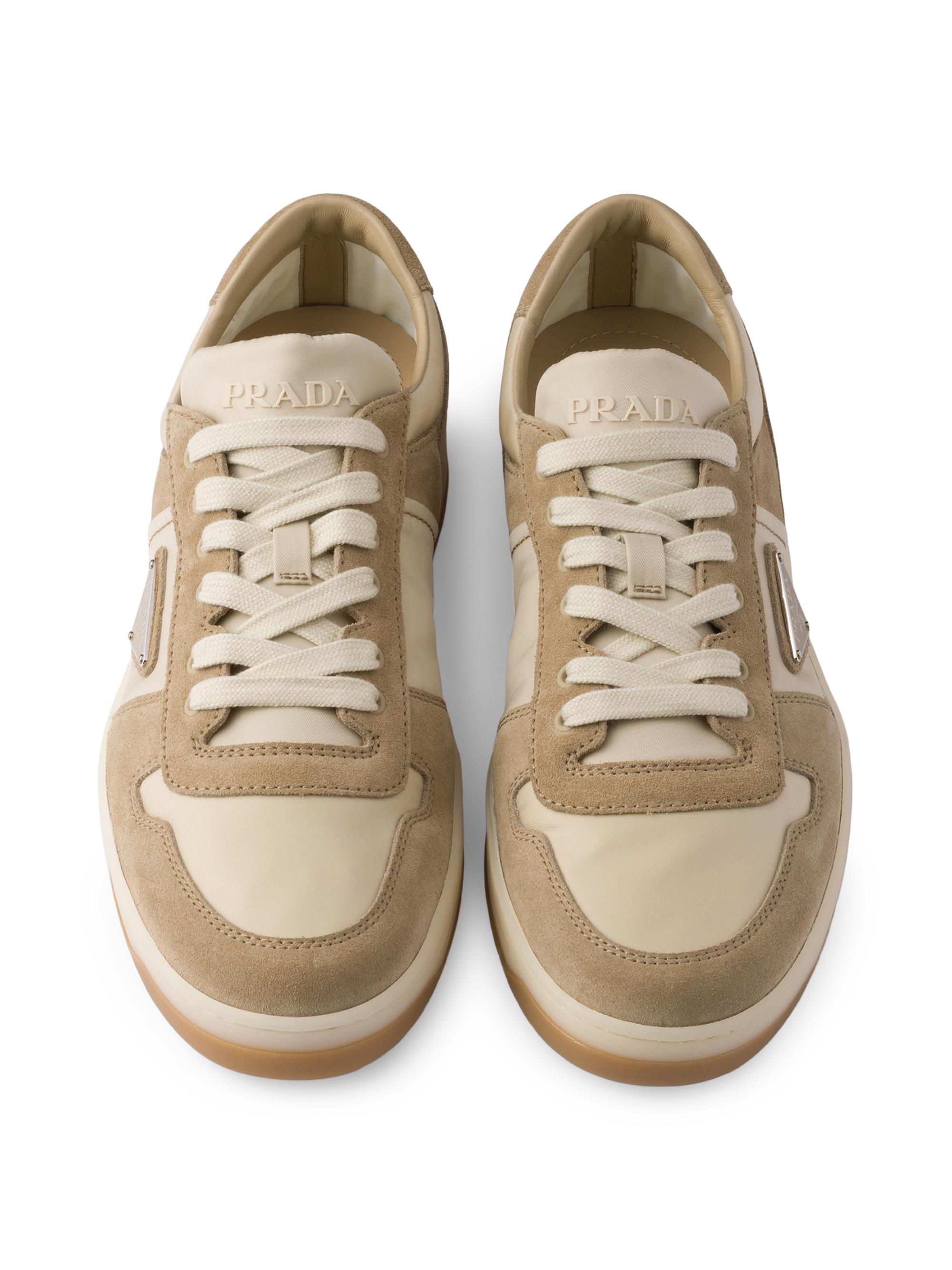 Prada Downtown Re-Nylon and Suede Sneakers | Saks Fifth Avenue