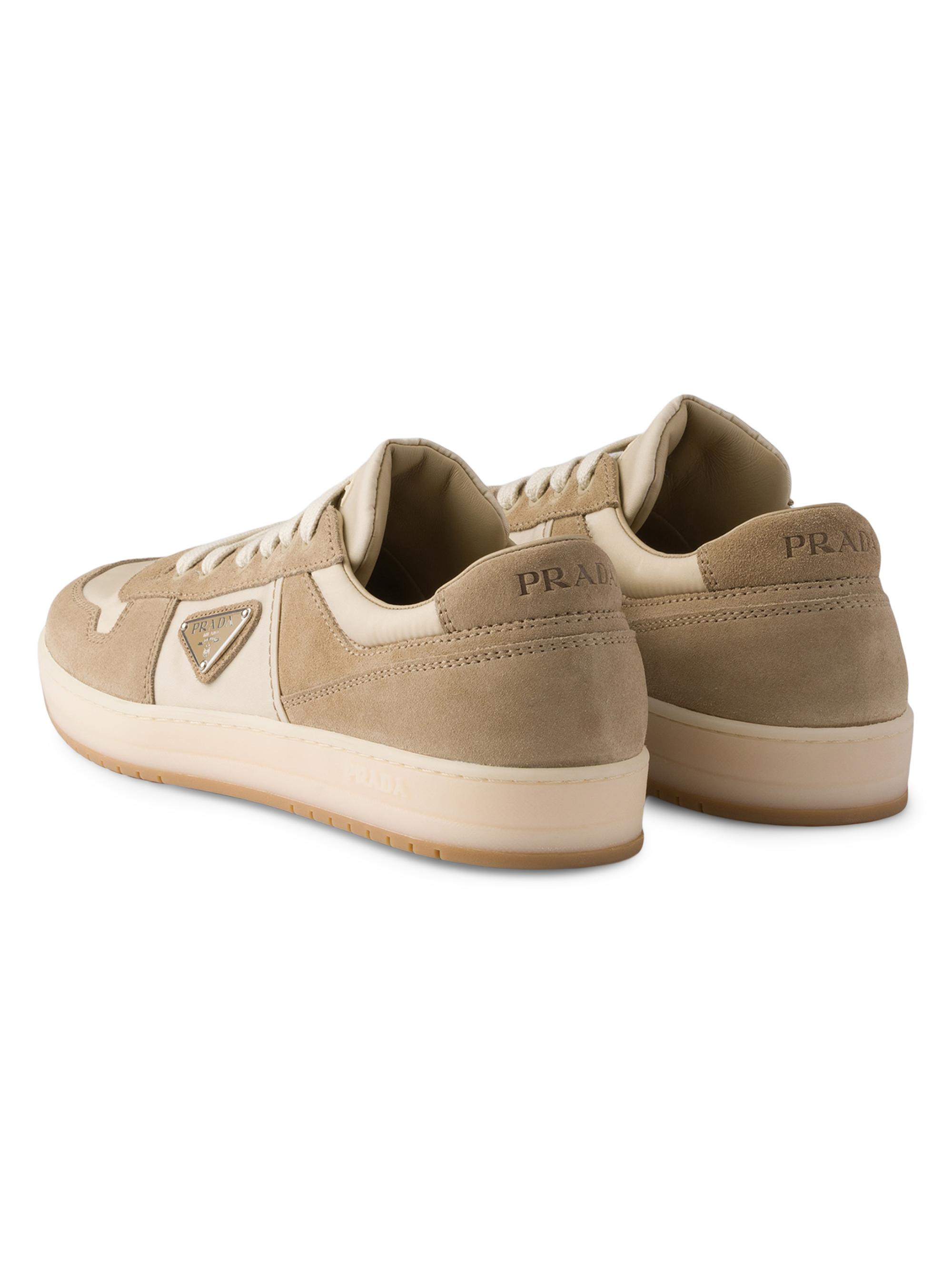 Prada Downtown Re-Nylon and Suede Sneakers | Saks Fifth Avenue