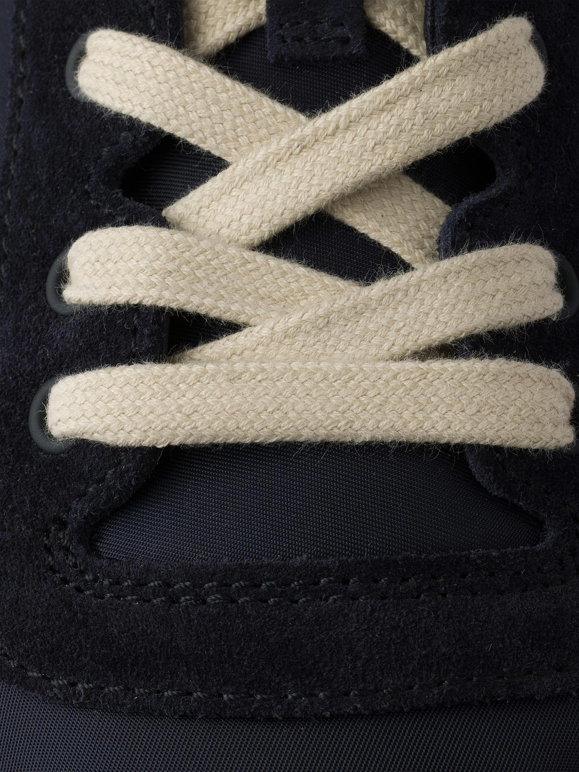 Prada Men's Downtown Re-Nylon and Suede Sneakers - Navy | Thumbnail 4