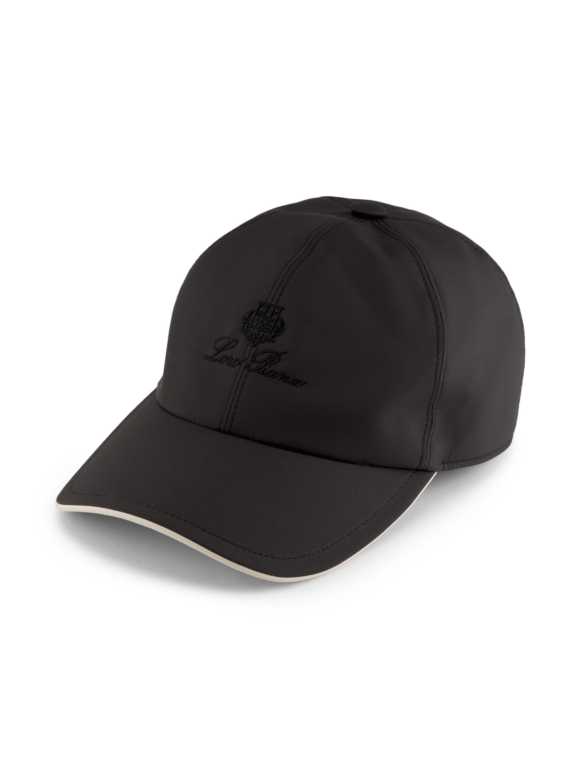 Loro Piana Men's Bicolor Wind Baseball Cap - Onyx