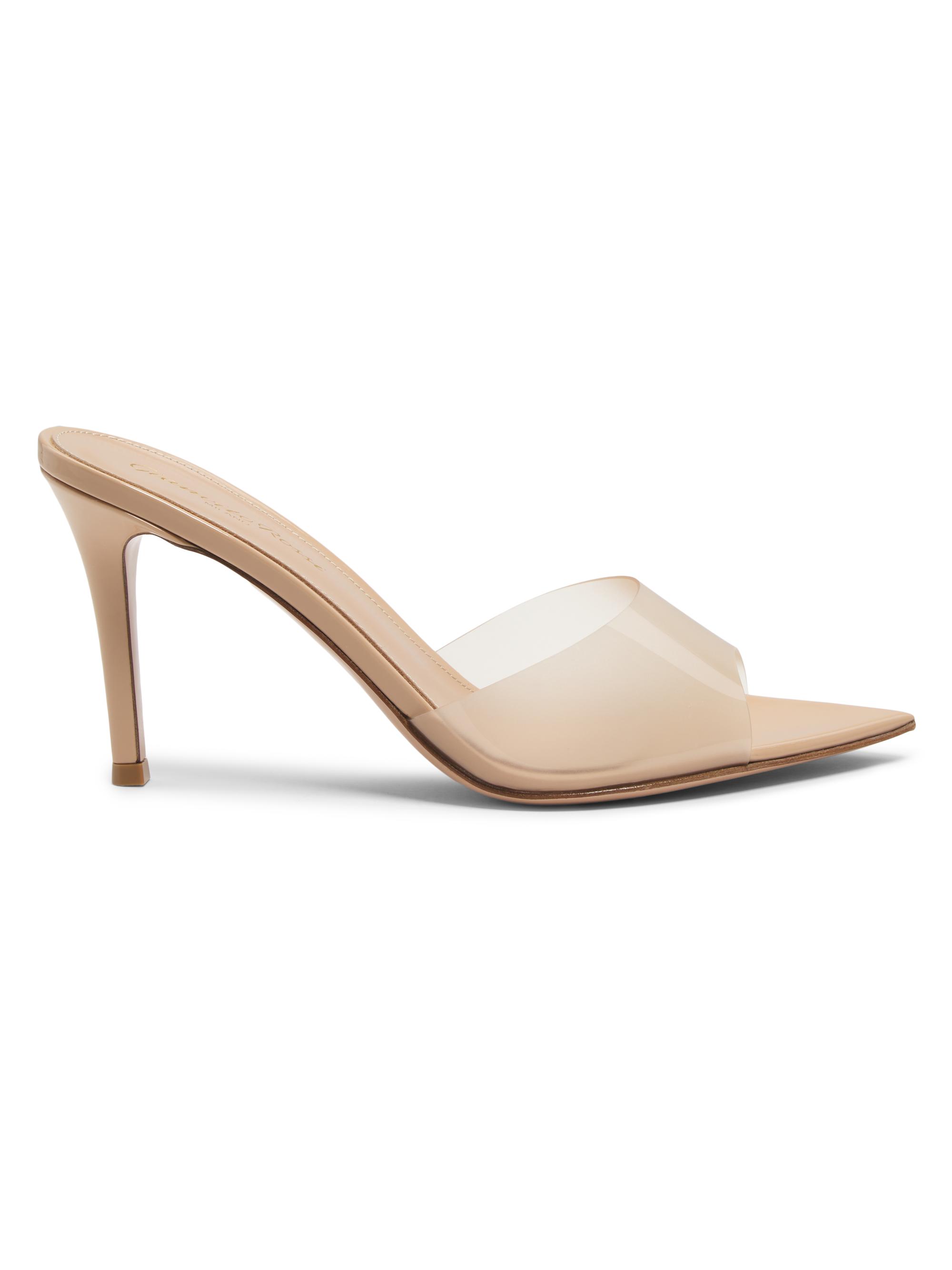 Gianvito Rossi Elle 85MM Heeled Mules | Saks Fifth Avenue