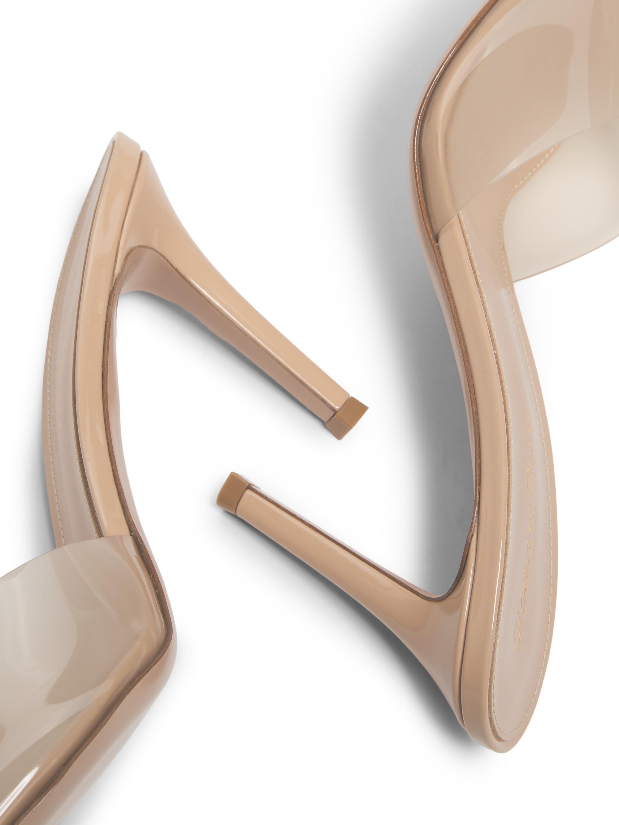 Gianvito Rossi Elle 85MM Heeled Mules | Saks Fifth Avenue