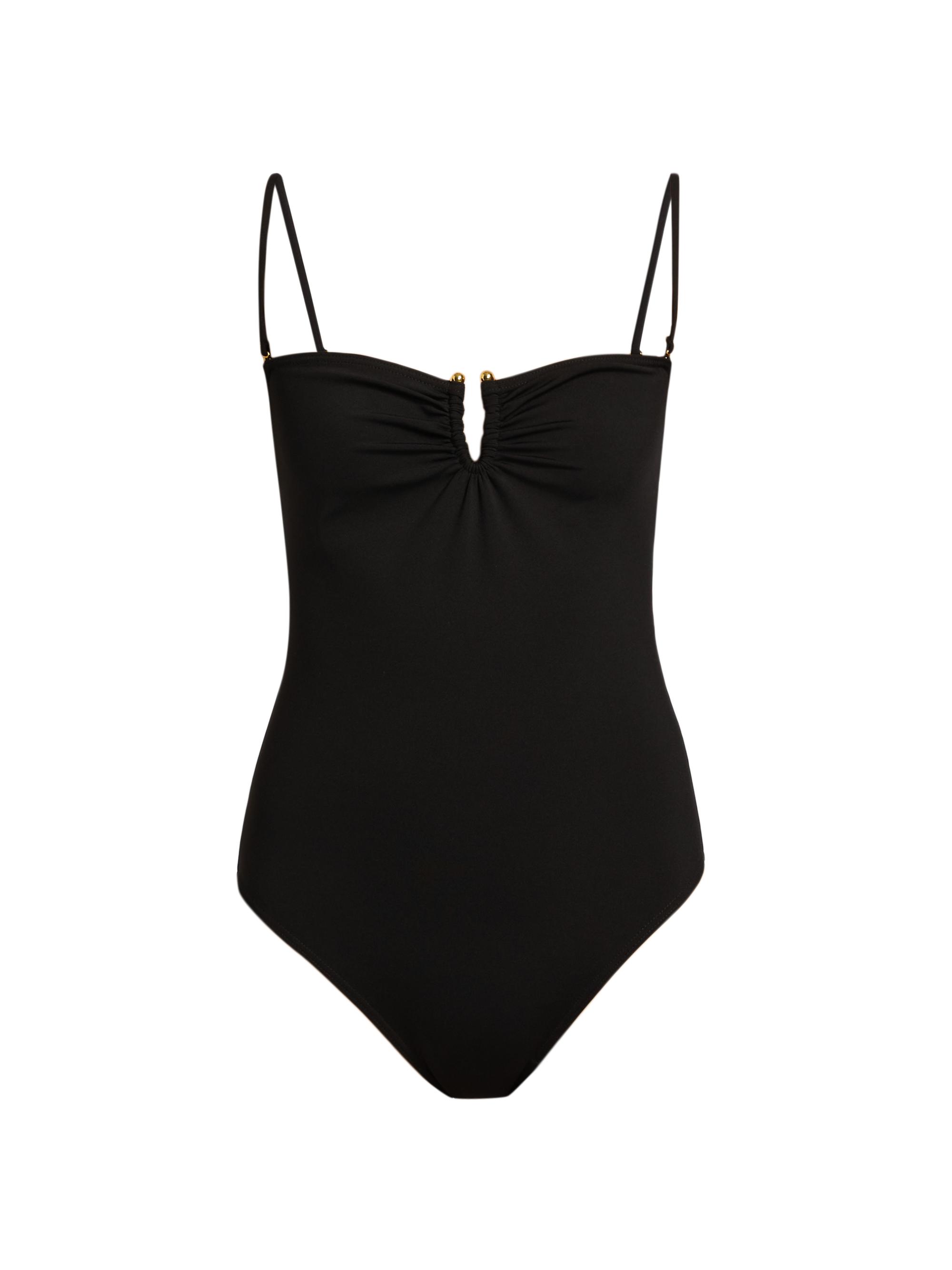 Nili Lotan Women's Semi-Sweetheart One-Piece Swimsuit - Black