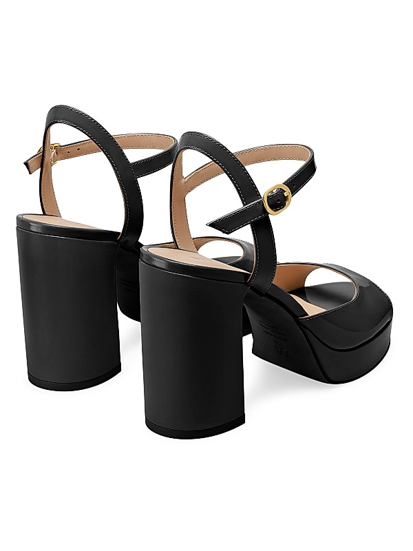 Shop Stuart Weitzman Dayna II 100MM Patent Leather Platform Shop Stuart Weitzman Dayna II 100MM Patent Leather Platform