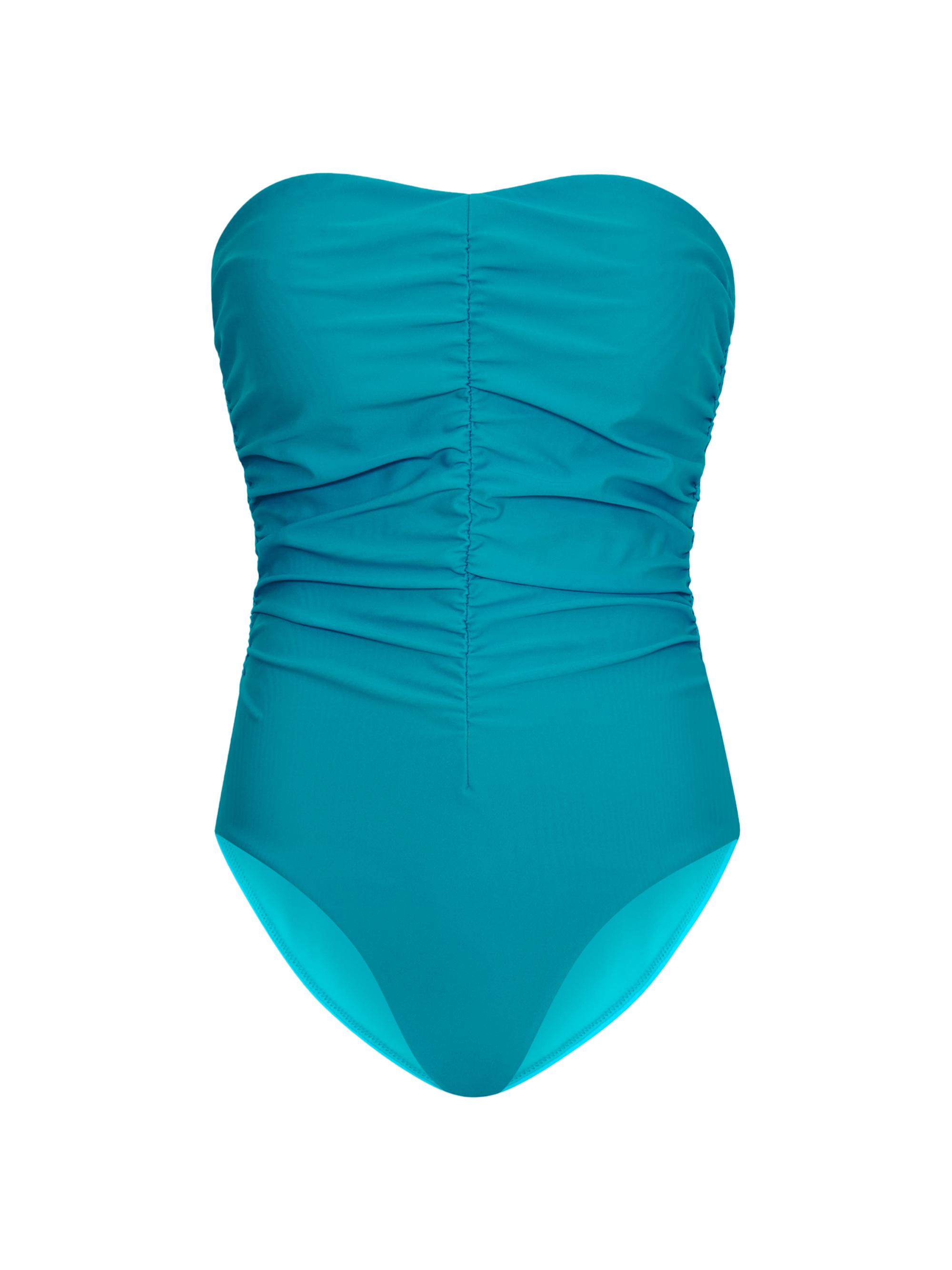 Milly Women's Ruched One-Piece Swimsuit - Sea Foam Green
