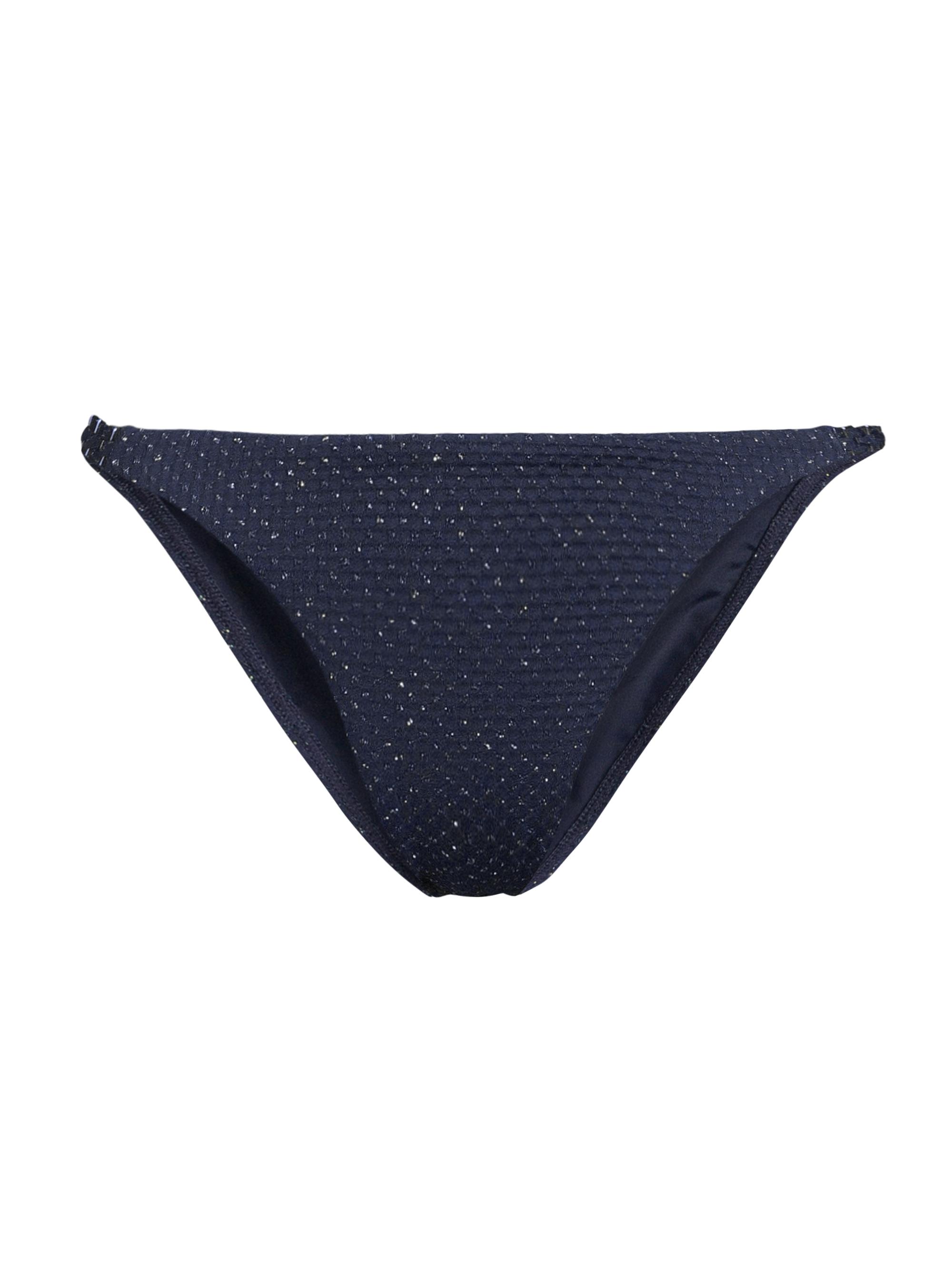 Milly Women's Braid Bikini Bottom - Navy