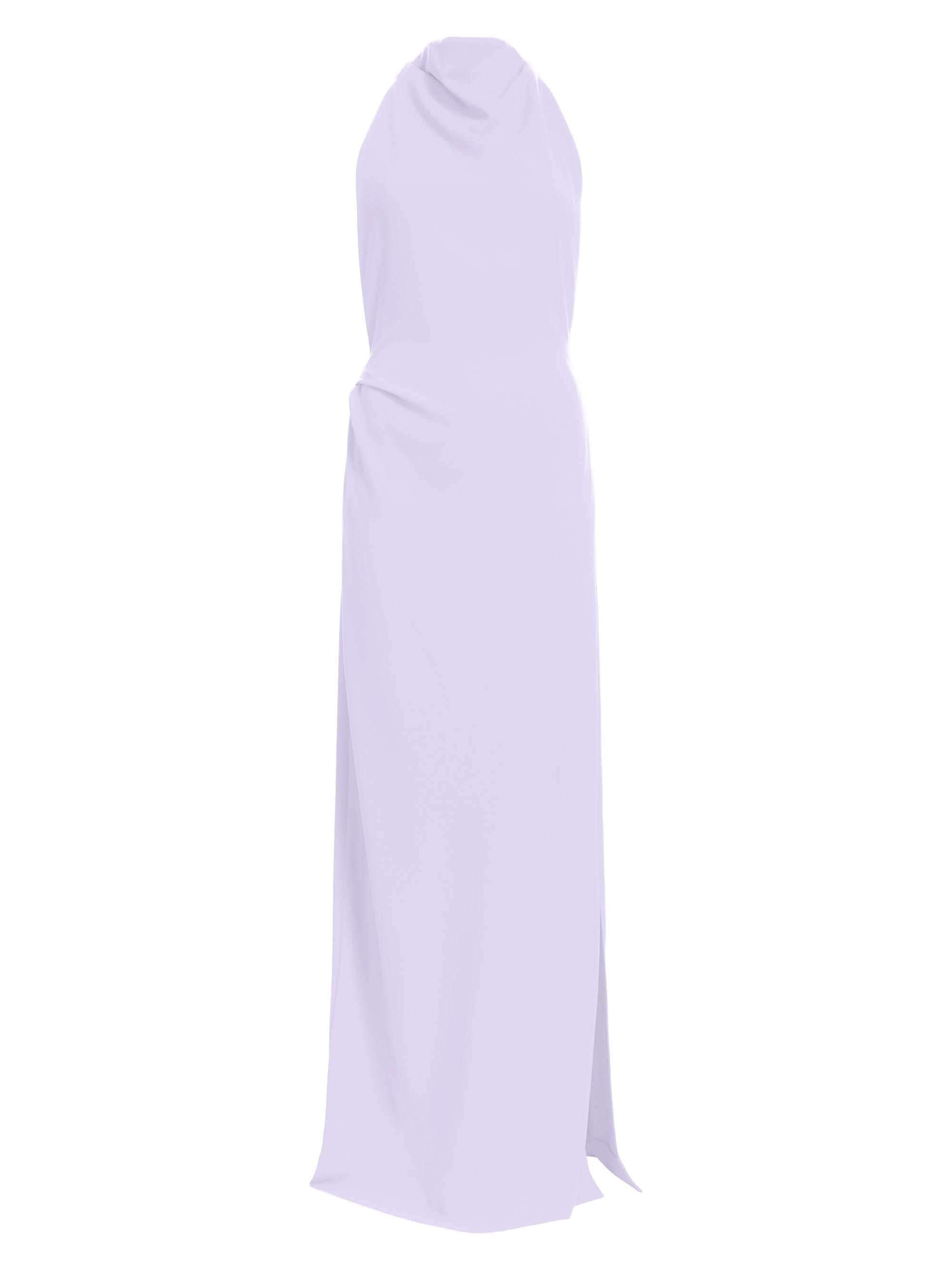 Proenza Schouler Women's Faye Twisted Back Gown - Lilac
