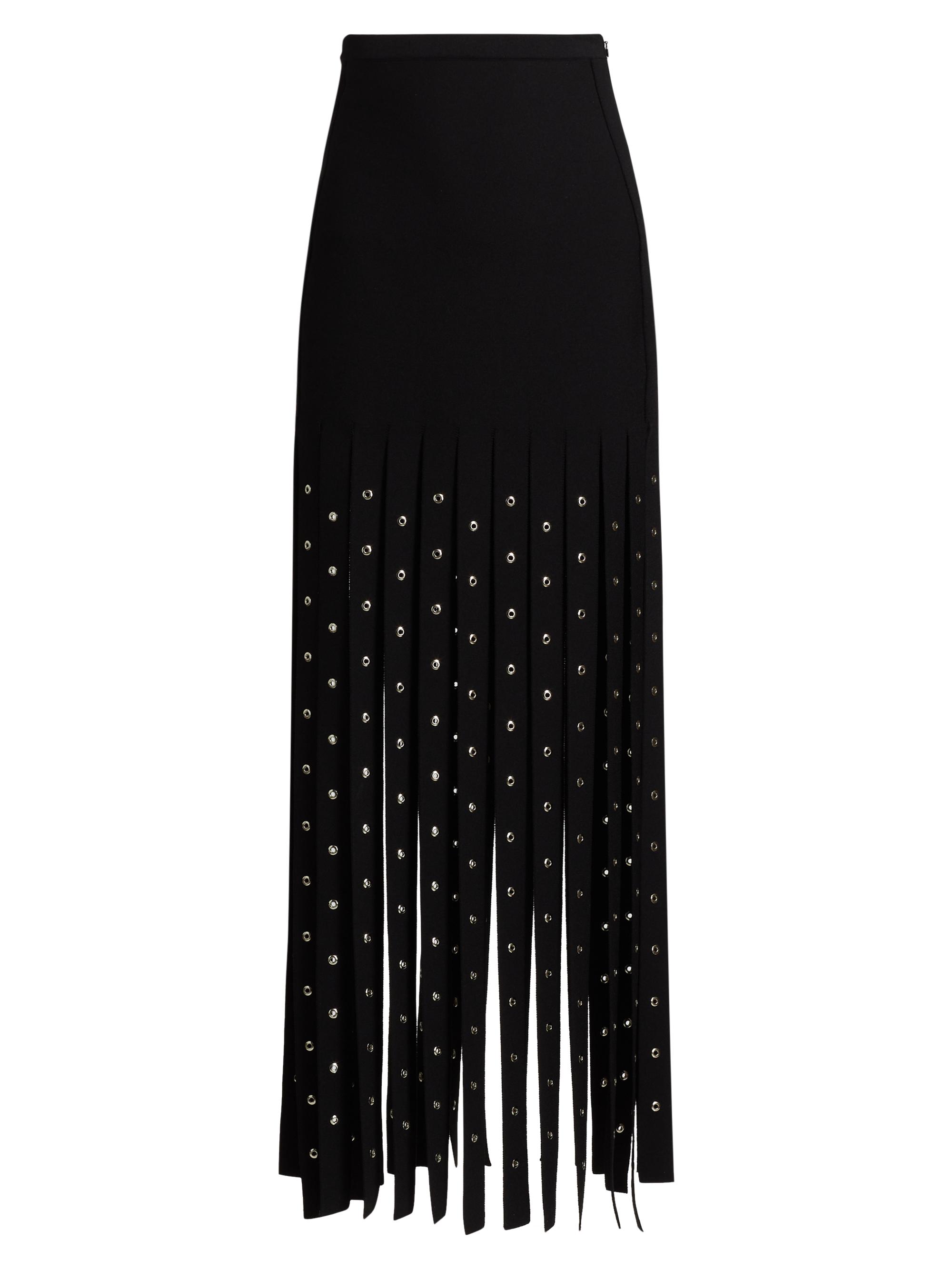 Proenza Schouler Effe Grommet-Embellish Fringe Maxi Skirt | Saks