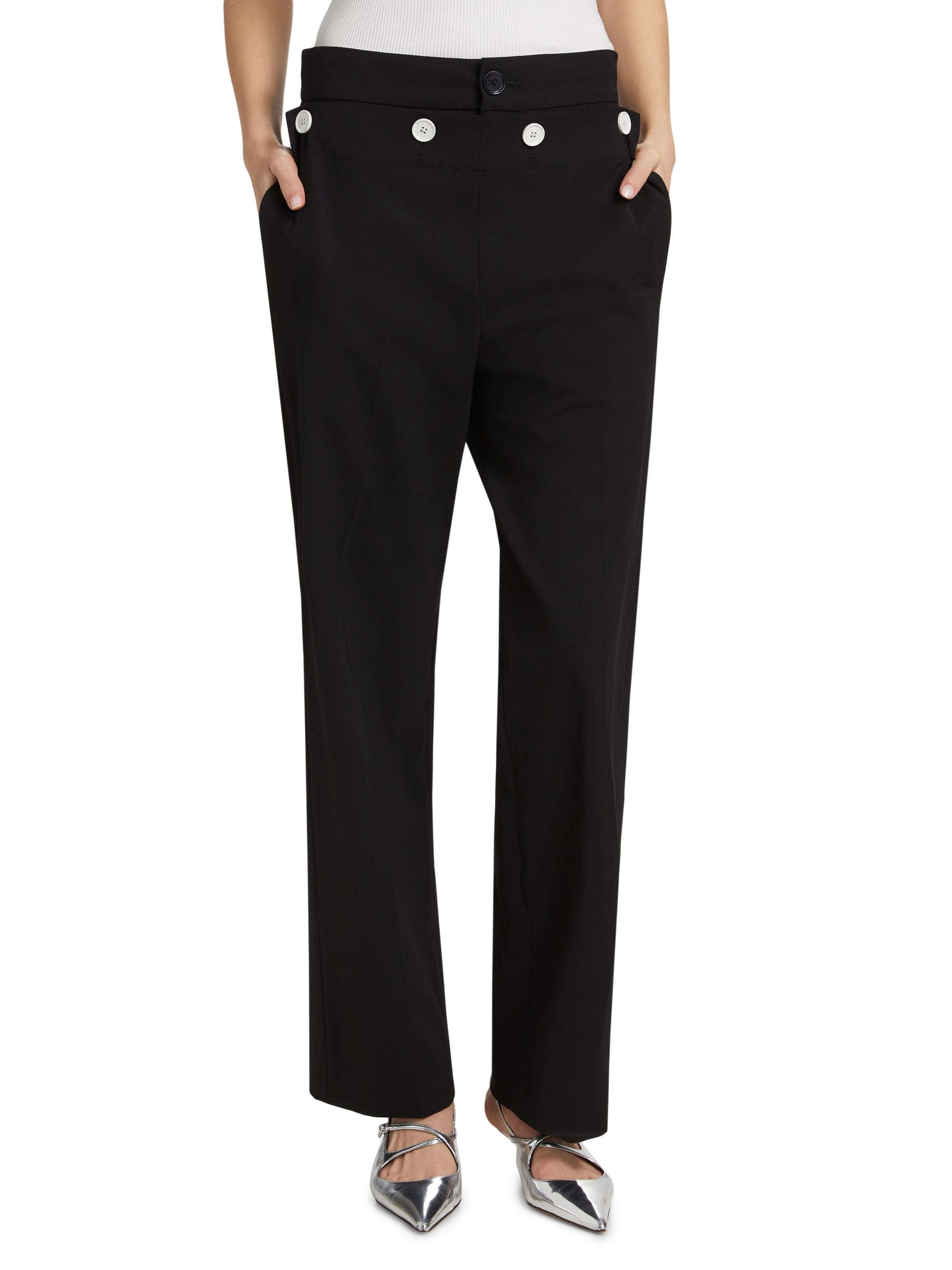 Proenza Schouler Oliver Wool Gabardine Pants | Saks Fifth Avenue