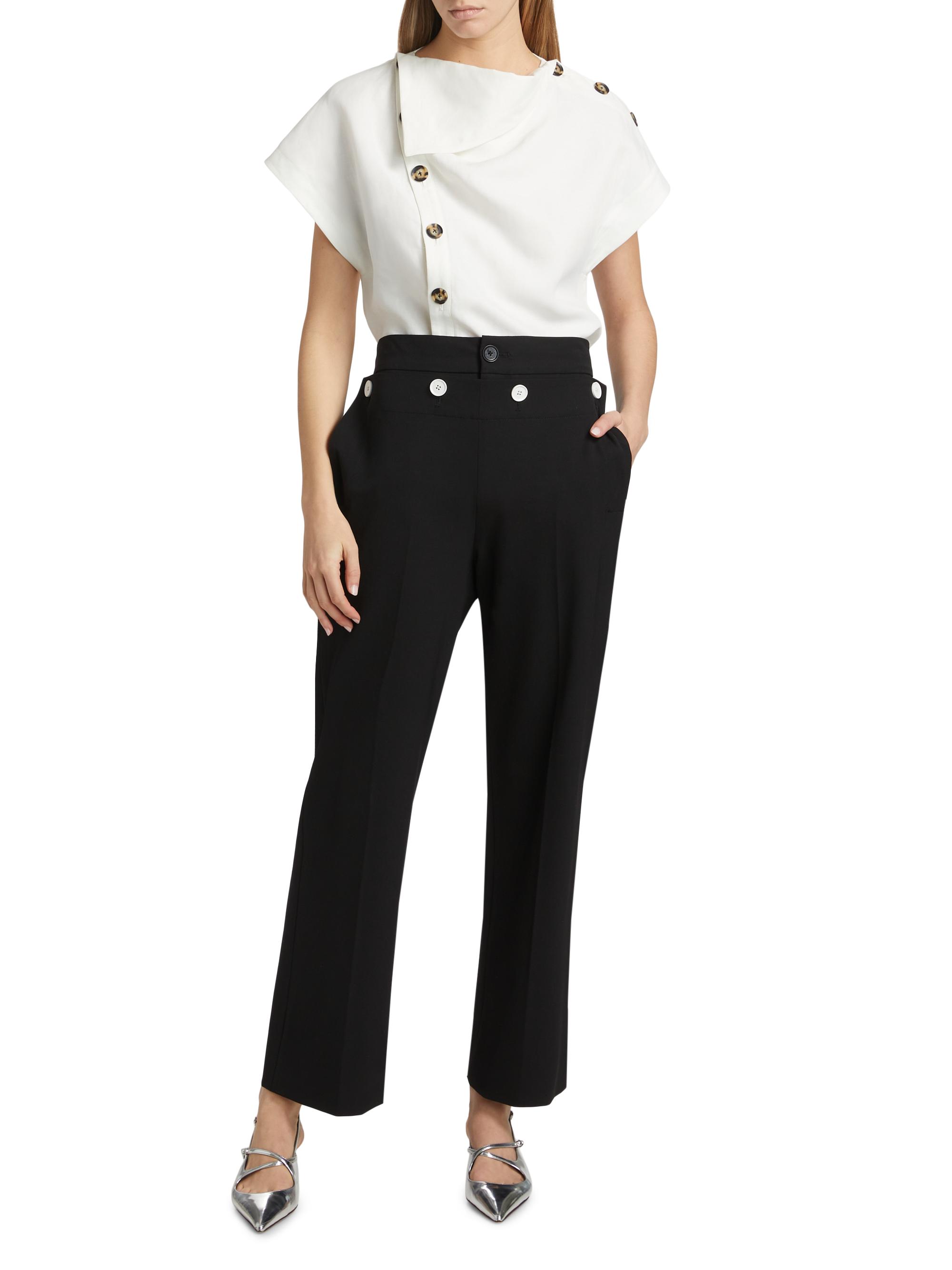 Proenza Schouler Oliver Wool Gabardine Pants | Saks Fifth Avenue