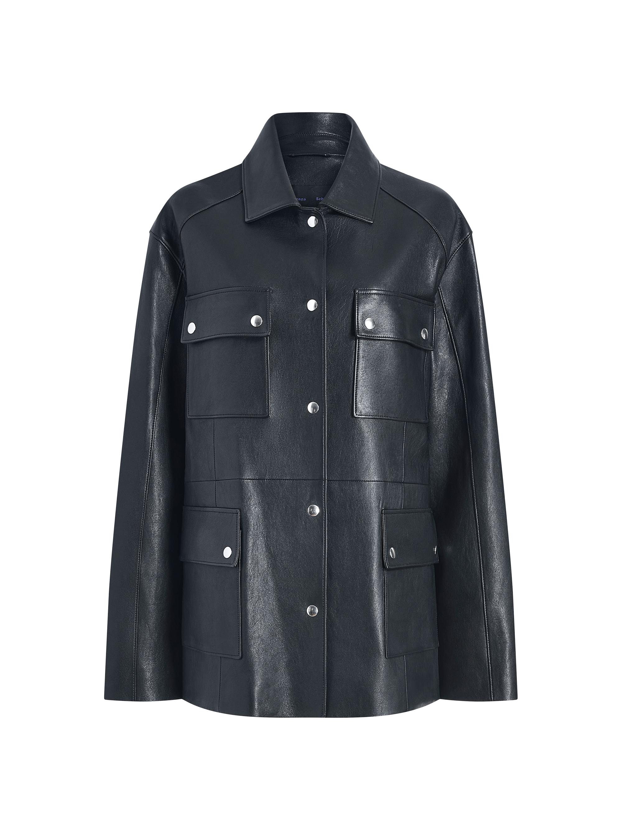 Proenza Schouler Women's Brice Leather Jacket - Black