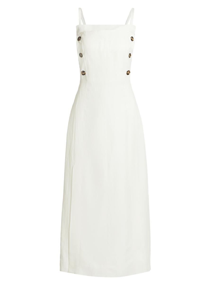 Candice Linen-Blend Dress