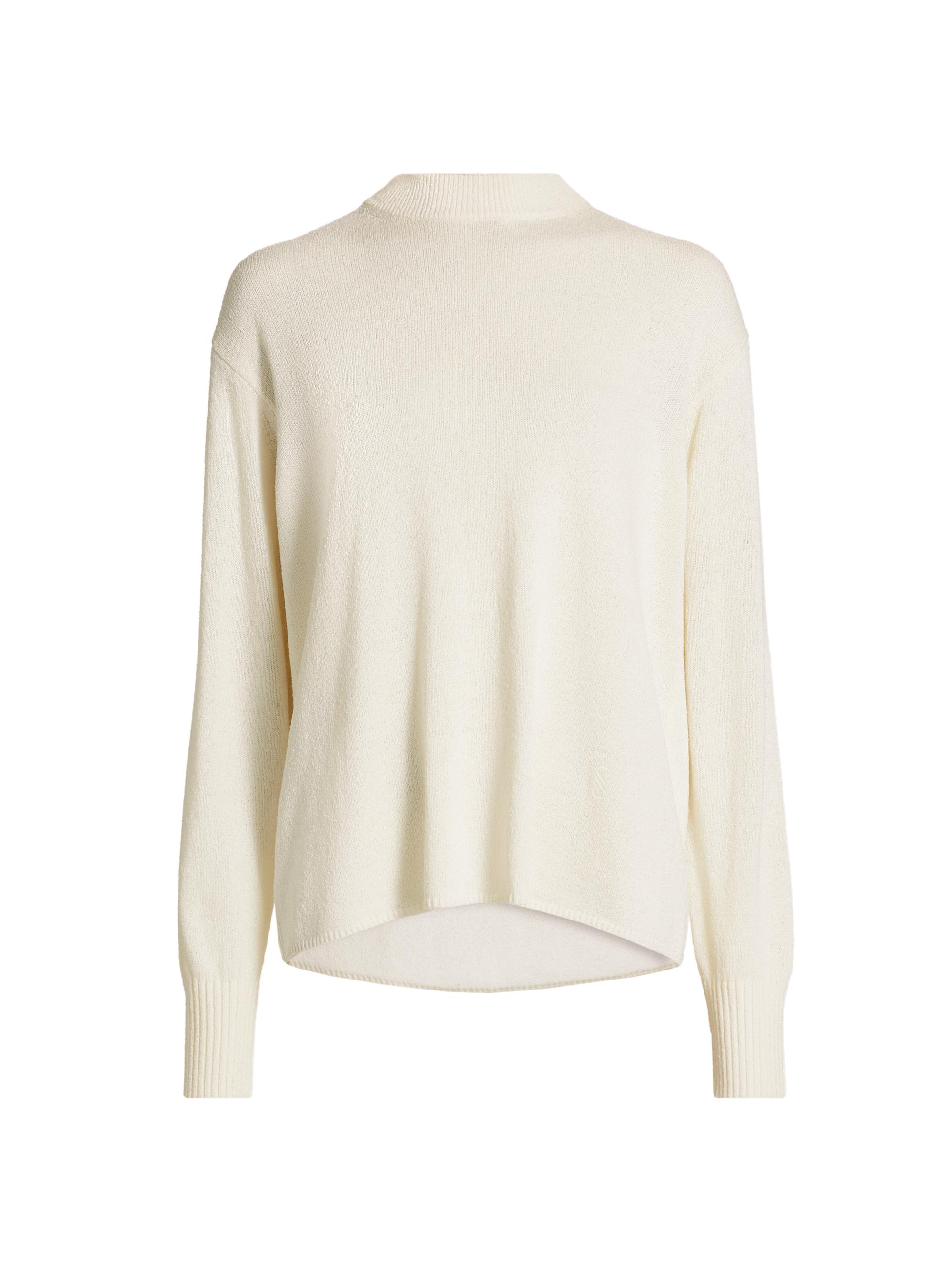 Proenza Schouler Women's Corri Silk-Blend Crewneck Sweater - Off White