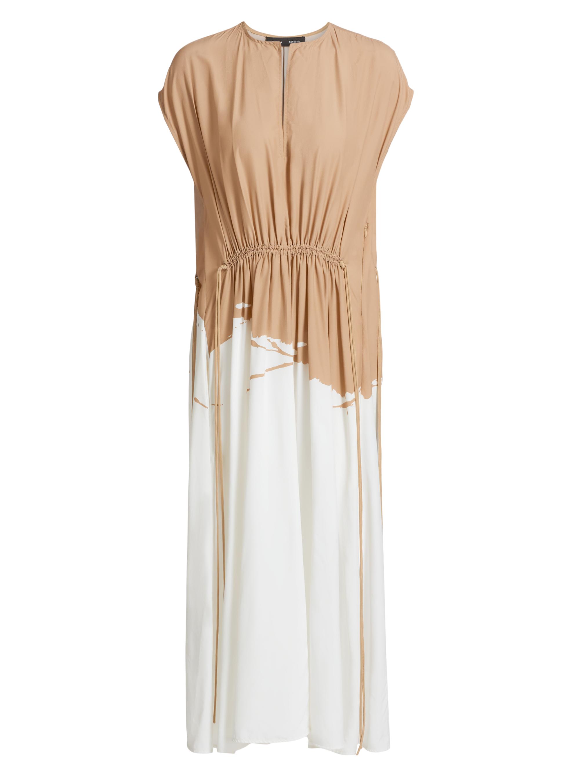 Proenza Schouler Ezra Dip-Dye Drawstring Waist Midi-Dress | Saks