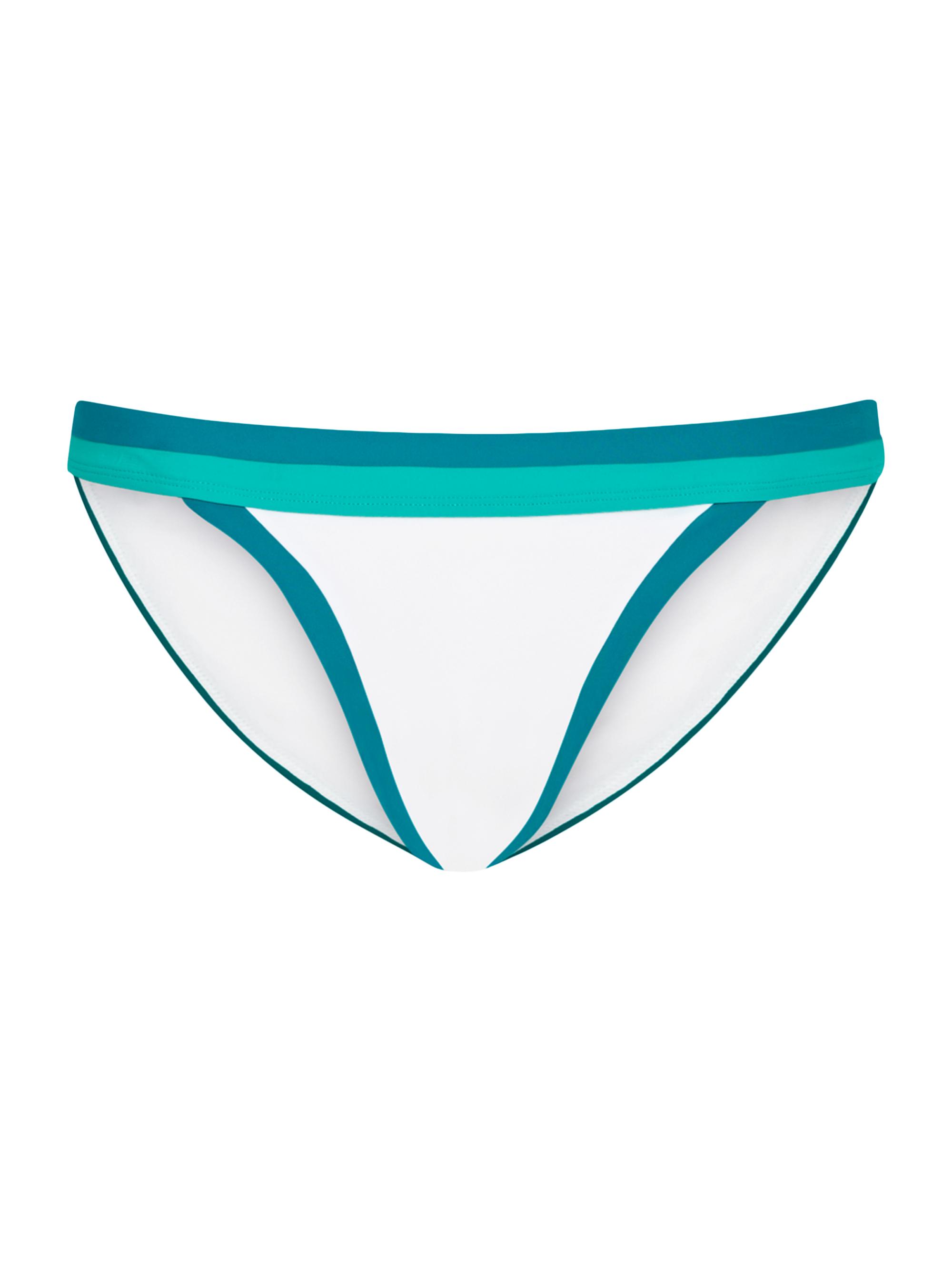 Milly Women's Amalfi Colorblocked Bikini Bottom - Sea Green Multi