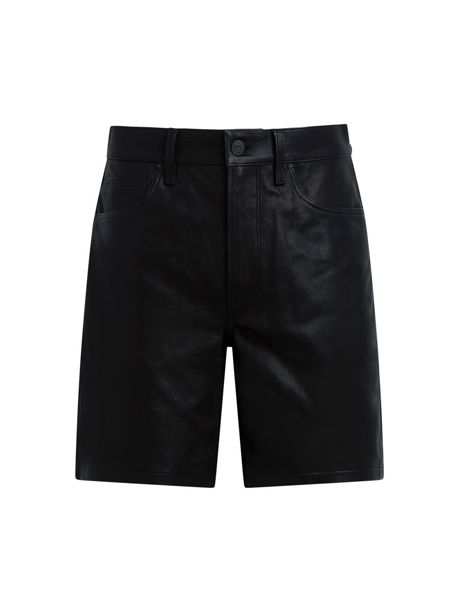 【SCENERITY】Leather Bermuda Pants Cargo leather shorts - SCENERITY | 60% - Asian Fashion