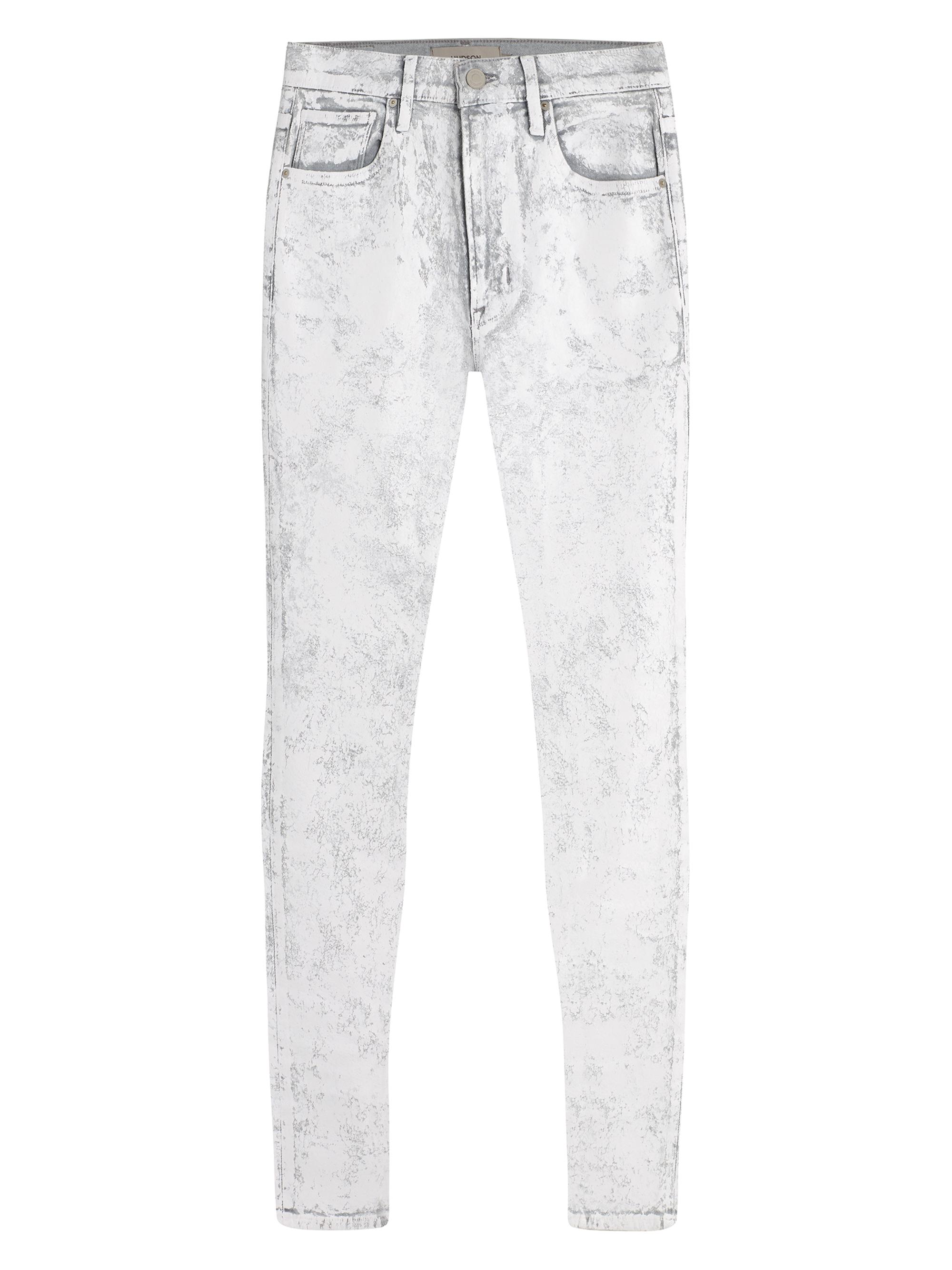 Hudson Jeans Men's Zack Skinny Jeans - White Shatter