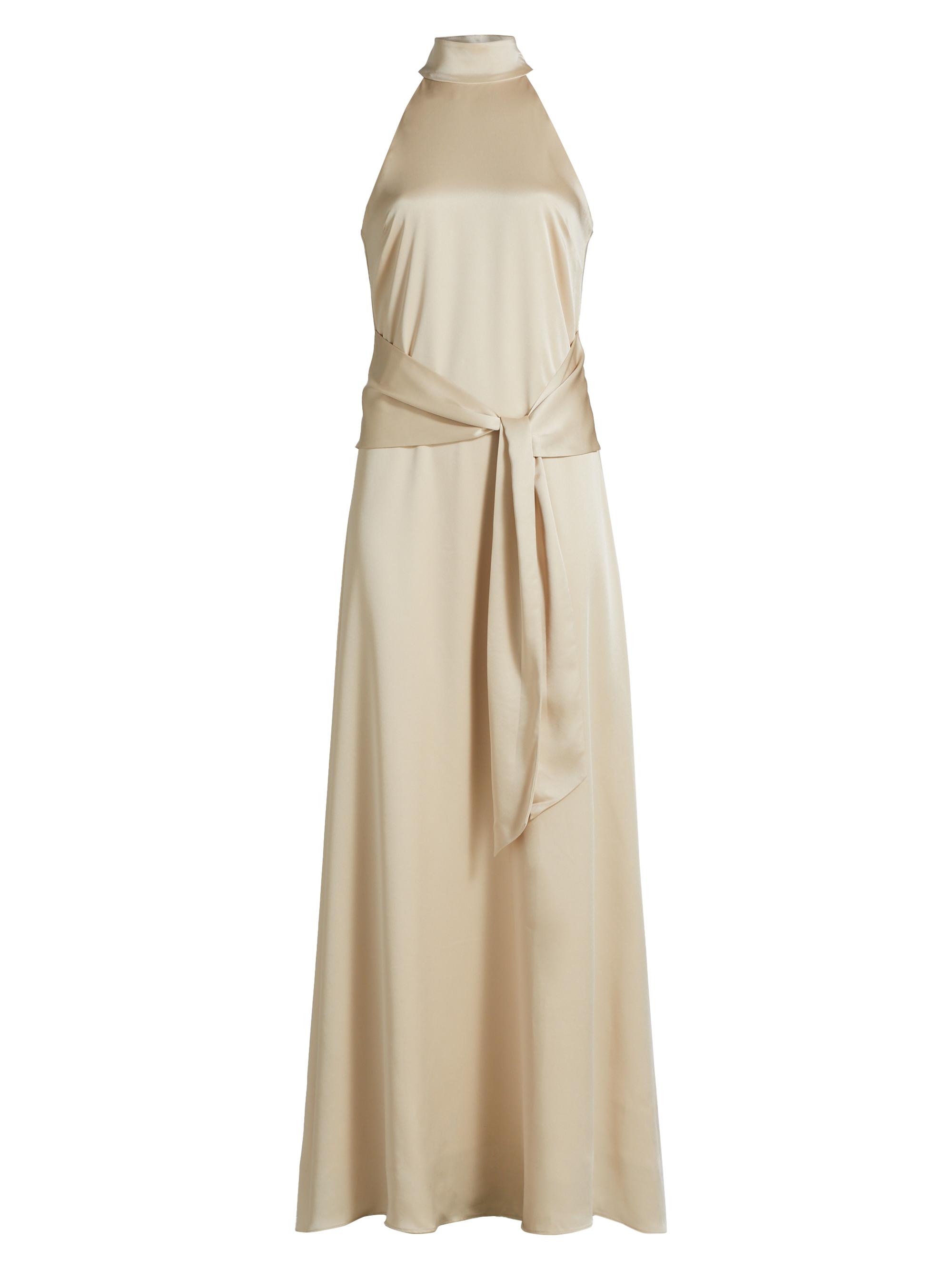 Toccin Women's Jocelyn Tie-Front Maxi Dress - Champagne