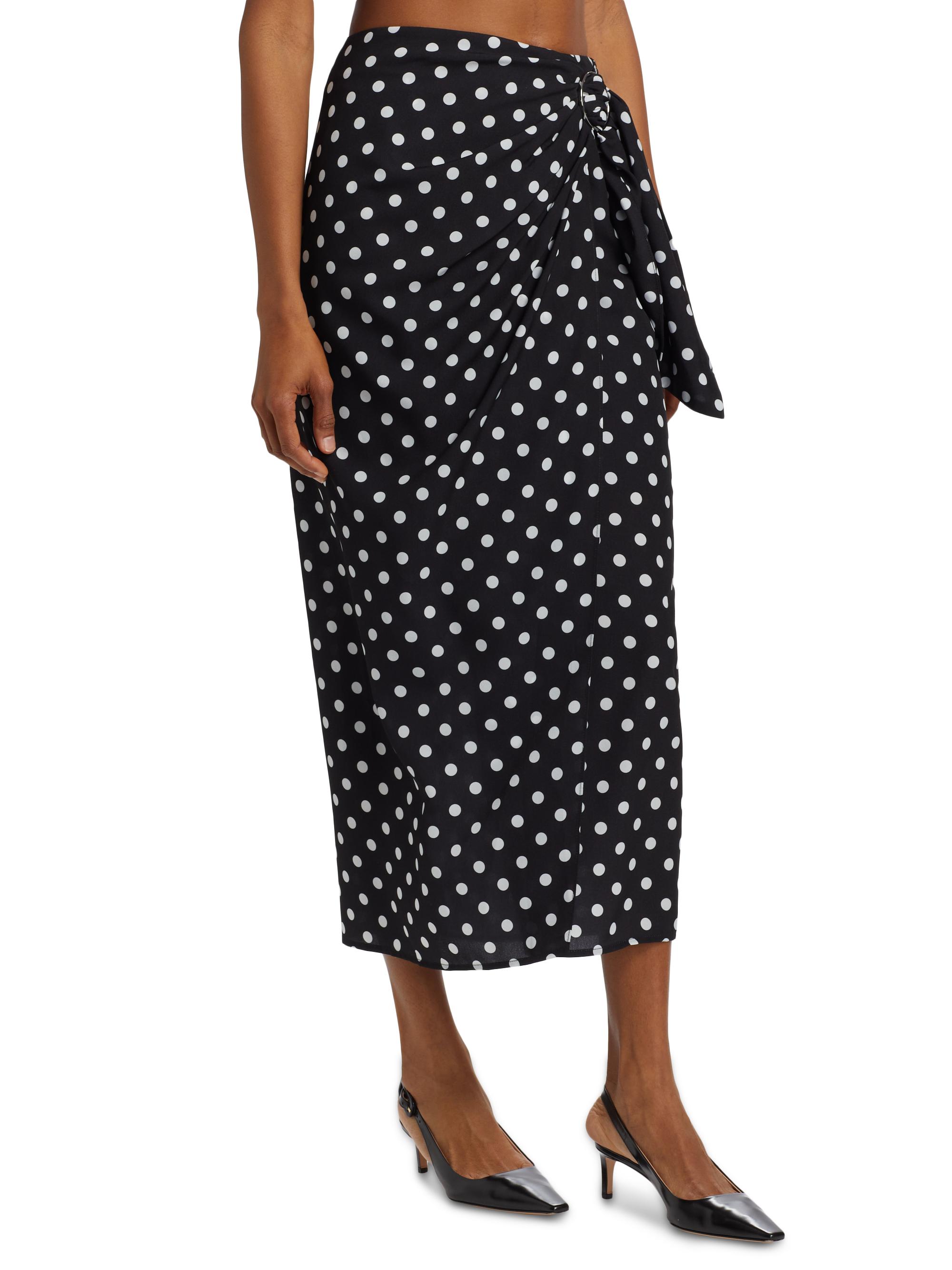 Toccin Madison Polka Dot Sarong Skirt | Saks Fifth Avenue