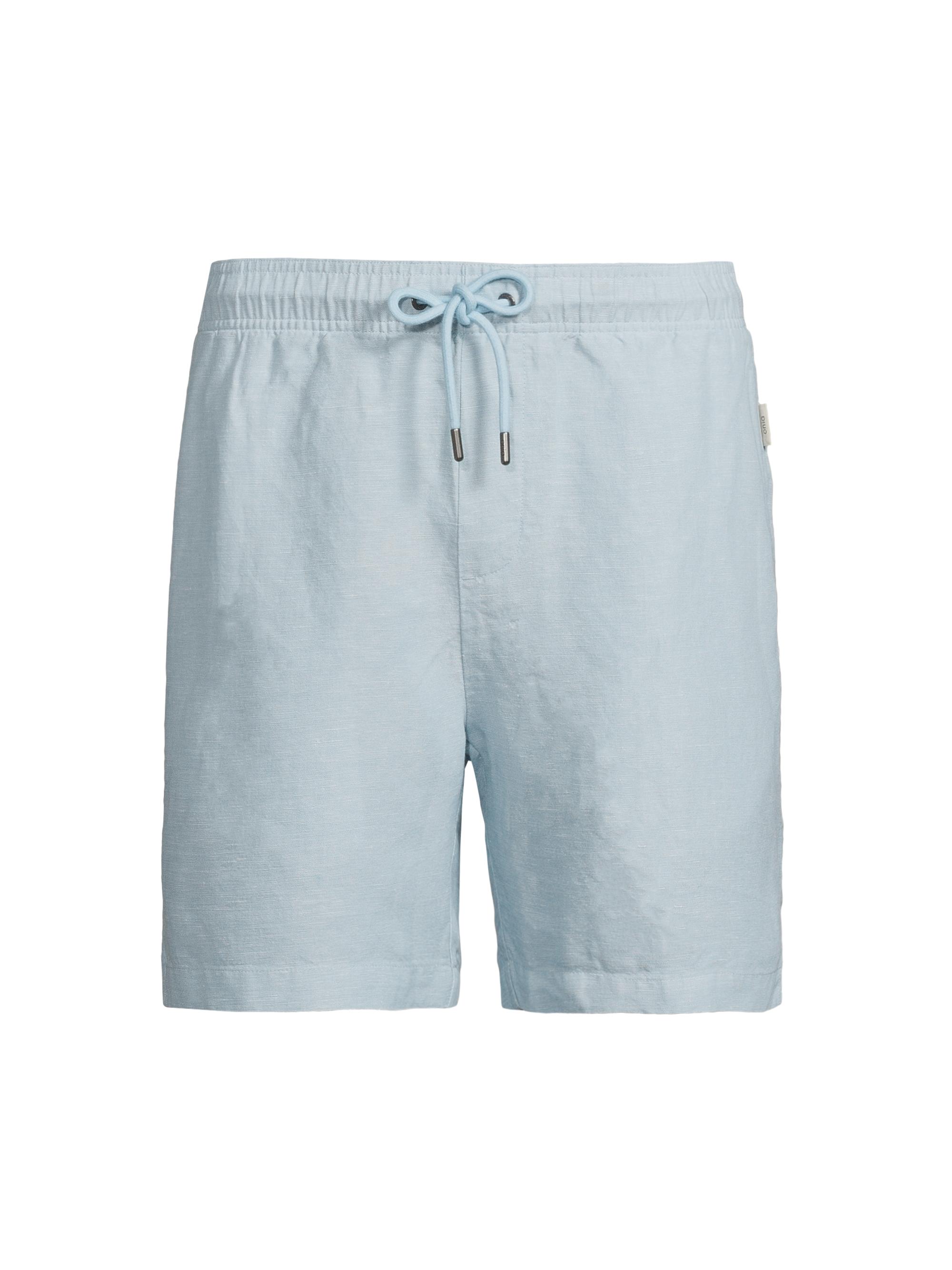Onia Men's Air Linen-Blend Drawstring Shorts - Ballad Blue