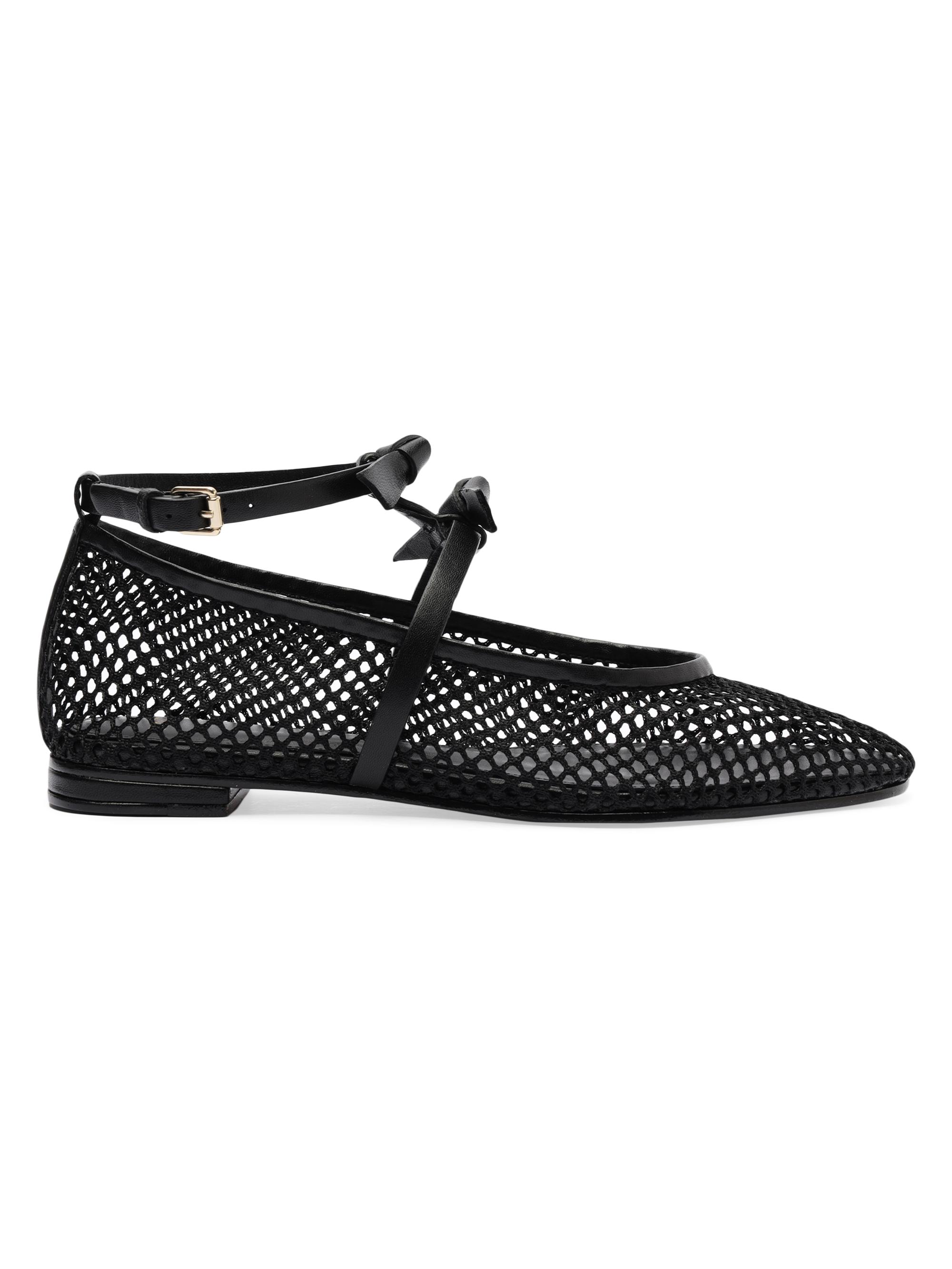 Alexandre Birman Women's Clarita Mesh Ballet Flats - Black