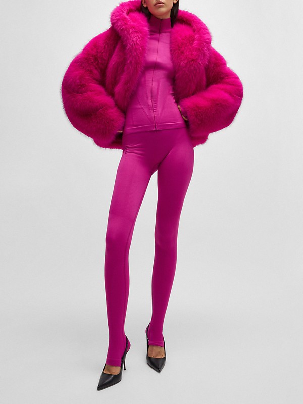 Shop BOSS Naomi x Boss Short Coat in Faux Fur | Saks Fifth Shop BOSS Naomi x Boss Short Coat in Faux Fur | Saks Fifth